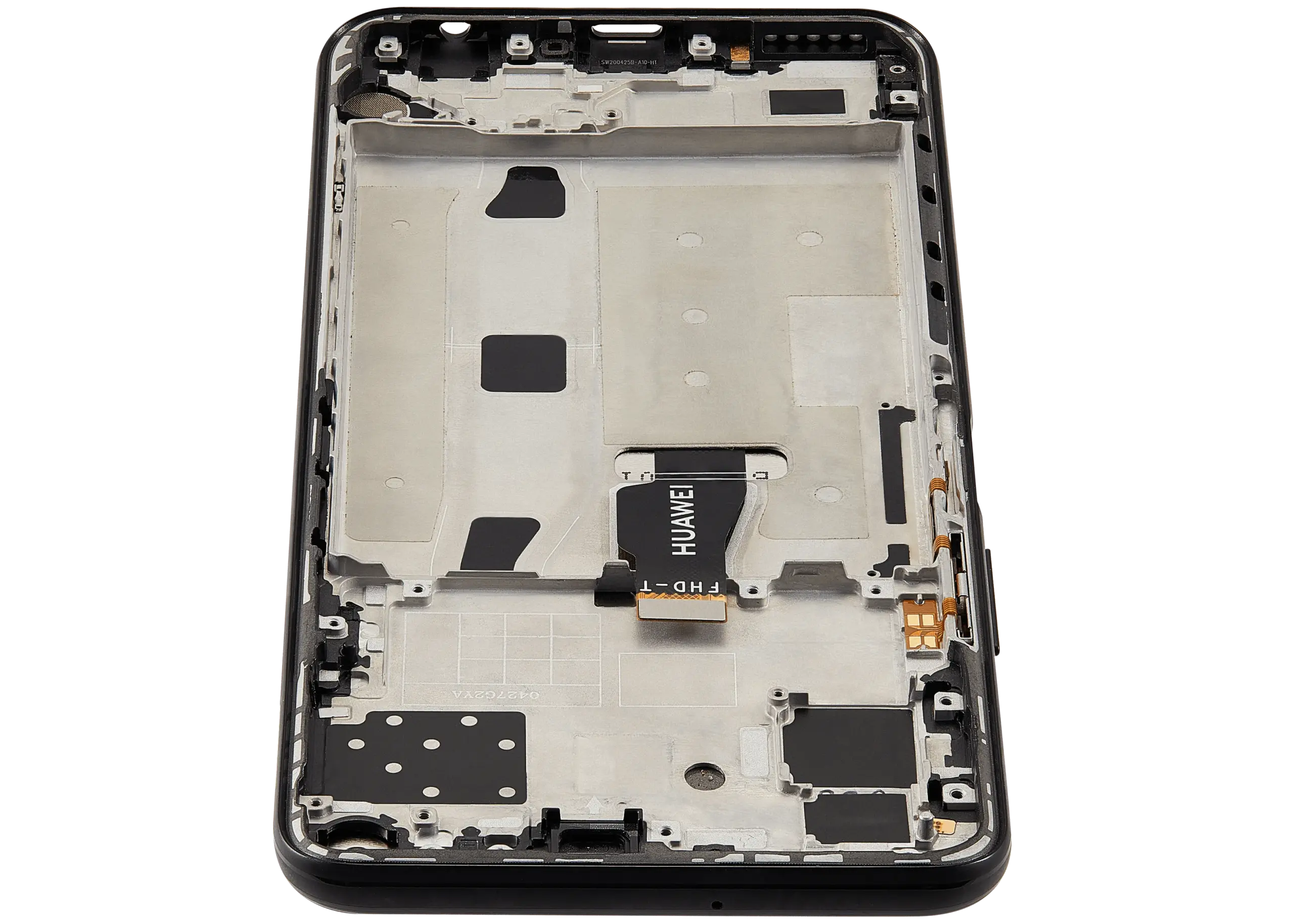 LCD Display mit Rahmen für Huawei Nova 7 SE (2020) (professionell aufgearbeitet) (Black (Schwarz)) – Bild 4
