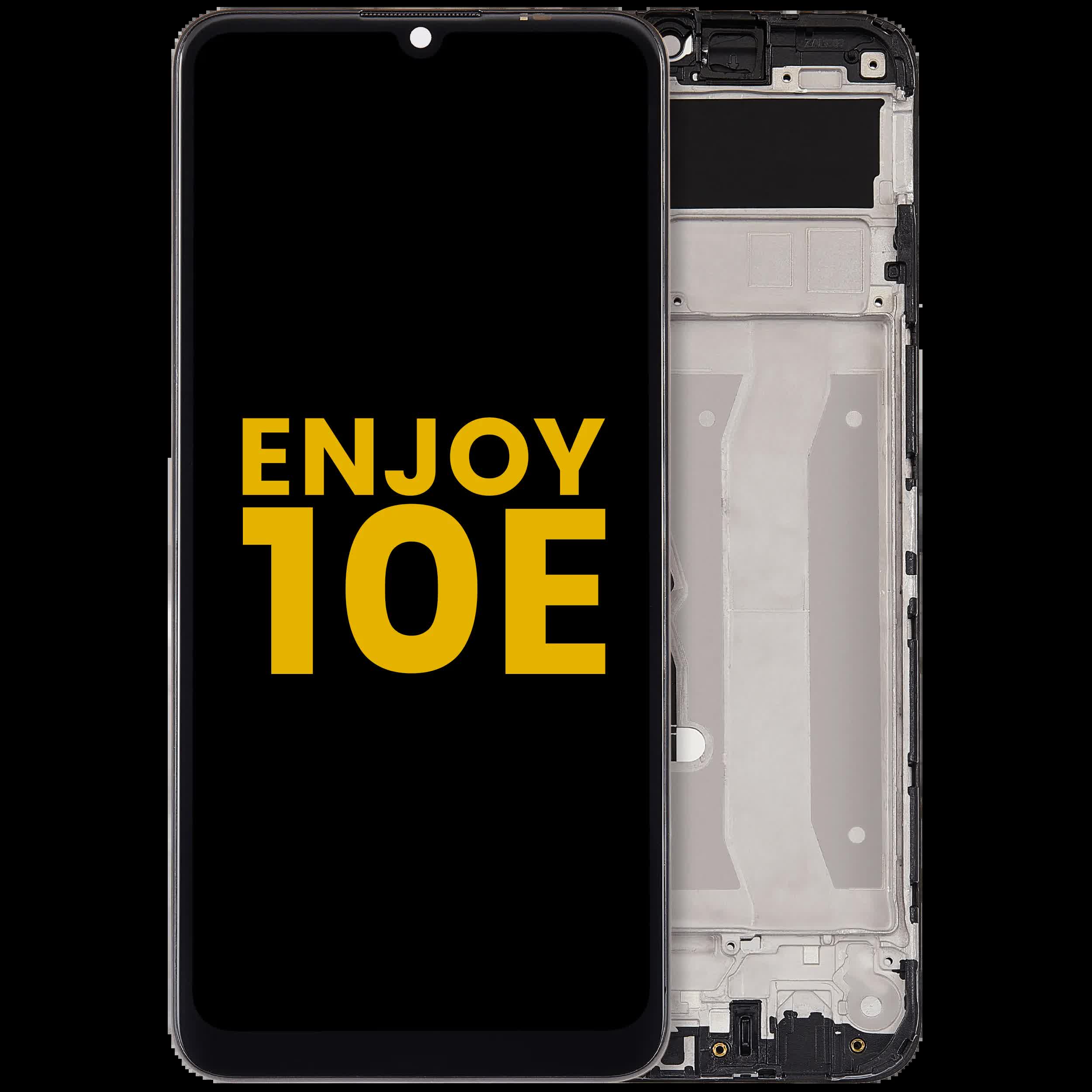 LCD Display mit Rahmen für Huawei Enjoy 10E (2020) (professionell aufgearbeitet)