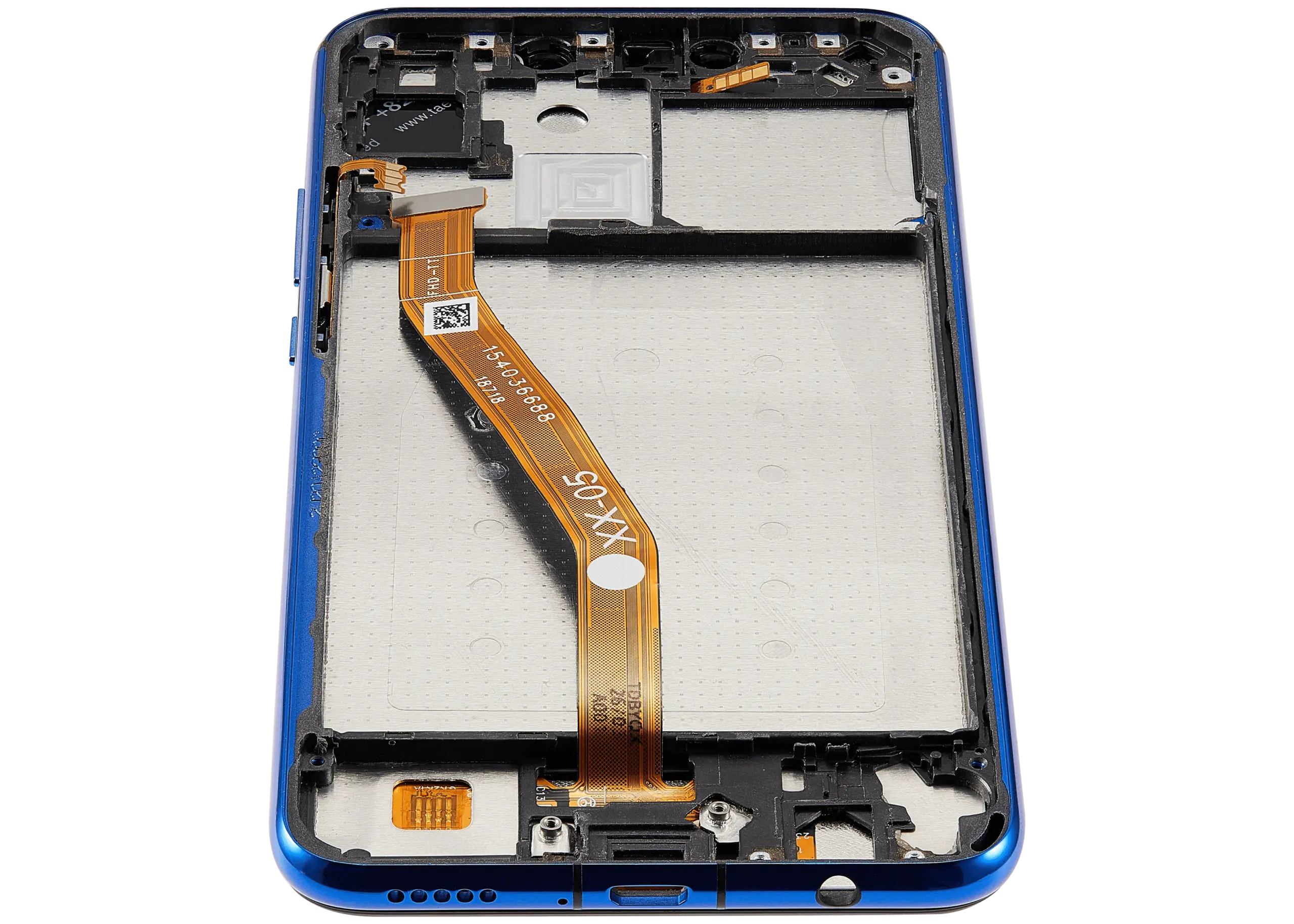 LCD Display mit Rahmen für Huawei Nova 3i (2018) (professionell aufgearbeitet) (Bluenull) – Bild 2