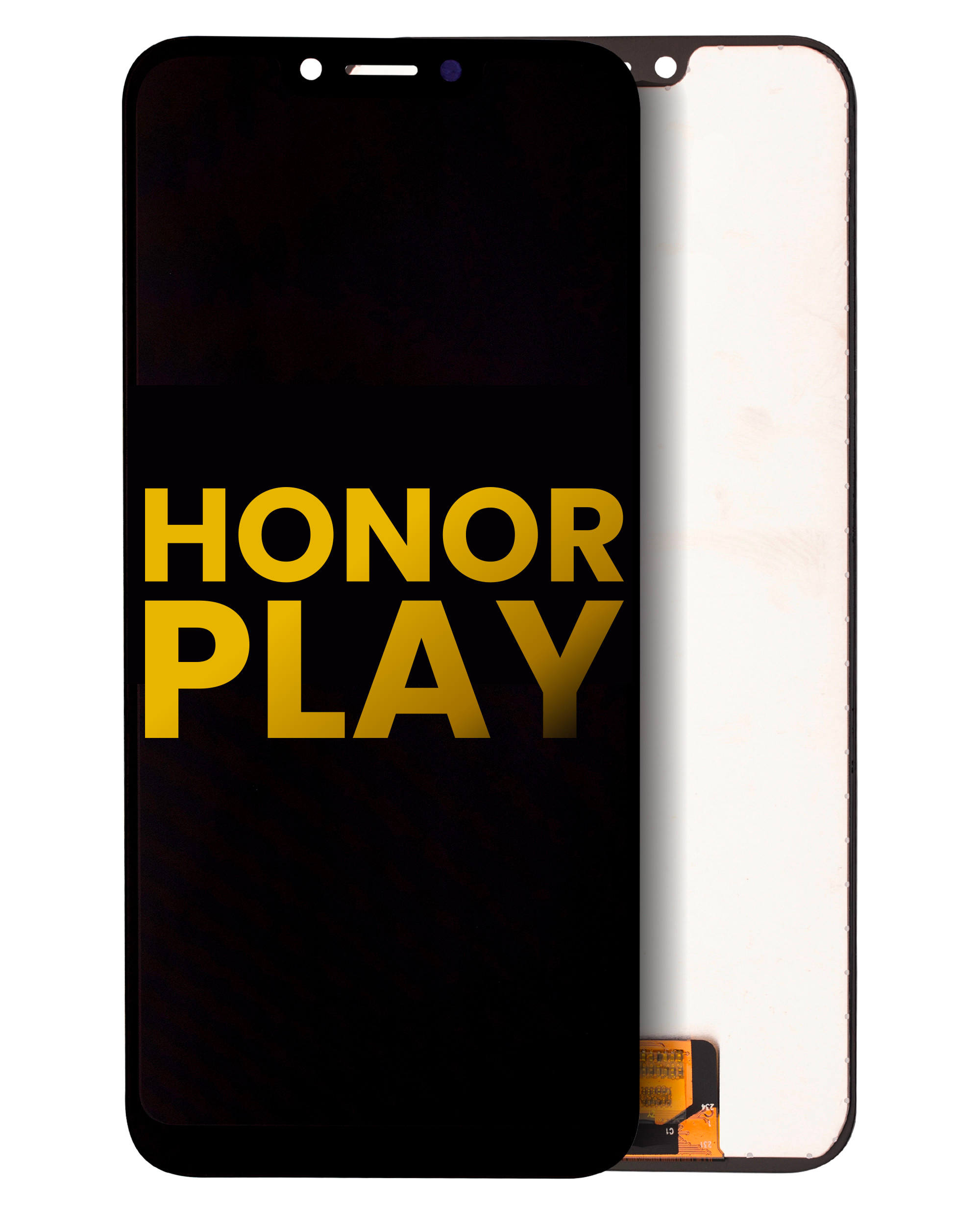 LCD Display mit Rahmen für Huawei Honor View 20 (2018) / Huawei Nova 4 (2018) (professionell aufgearbeitet) (Black (Schwarz))