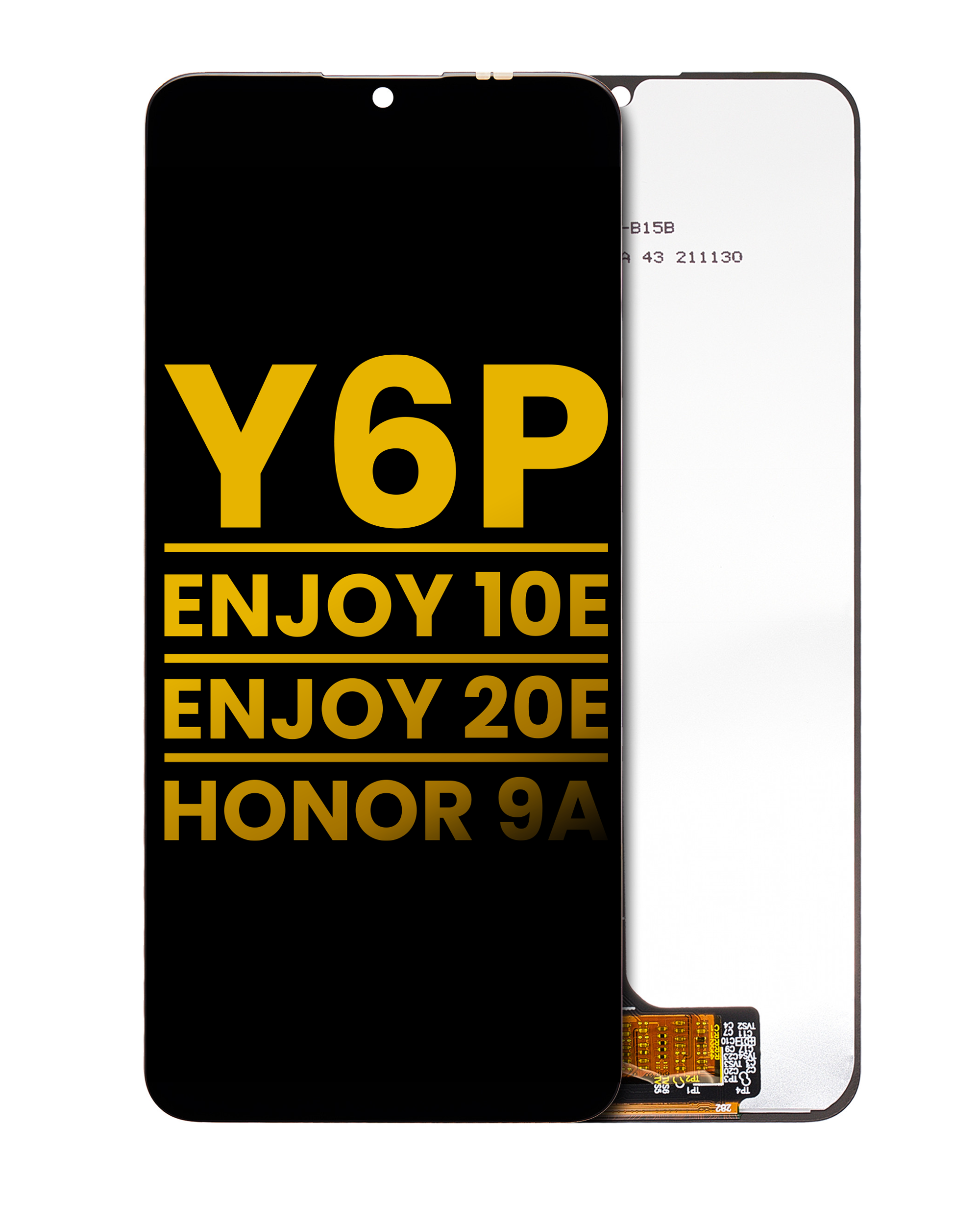 LCD Display mit Rahmen für Huawei Honor View 20 (2018) / Huawei Nova 4 (2018) (professionell aufgearbeitet) (Black (Schwarz)) – Bild 3