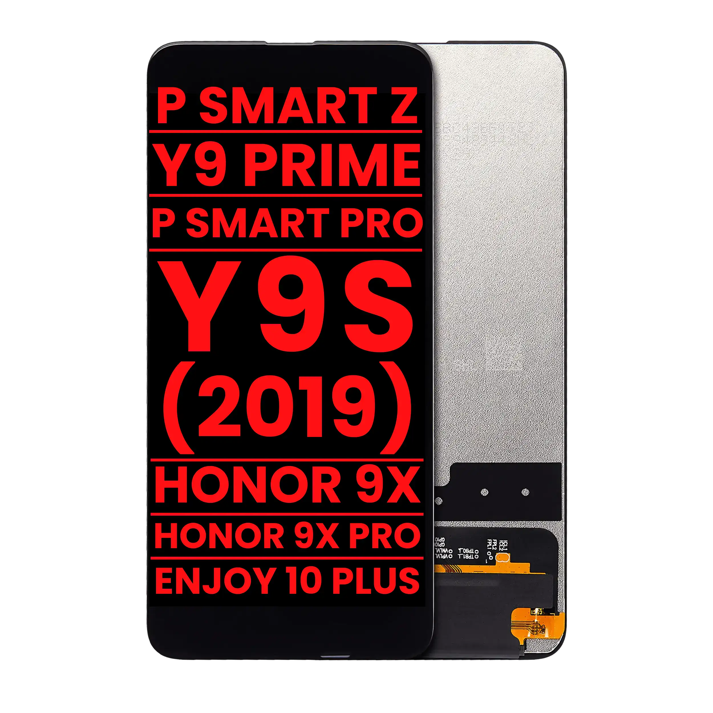 LCD Display mit Rahmen für Huawei Honor View 20 (2018) / Huawei Nova 4 (2018) (professionell aufgearbeitet) (Black (Schwarz)) – Bild 4