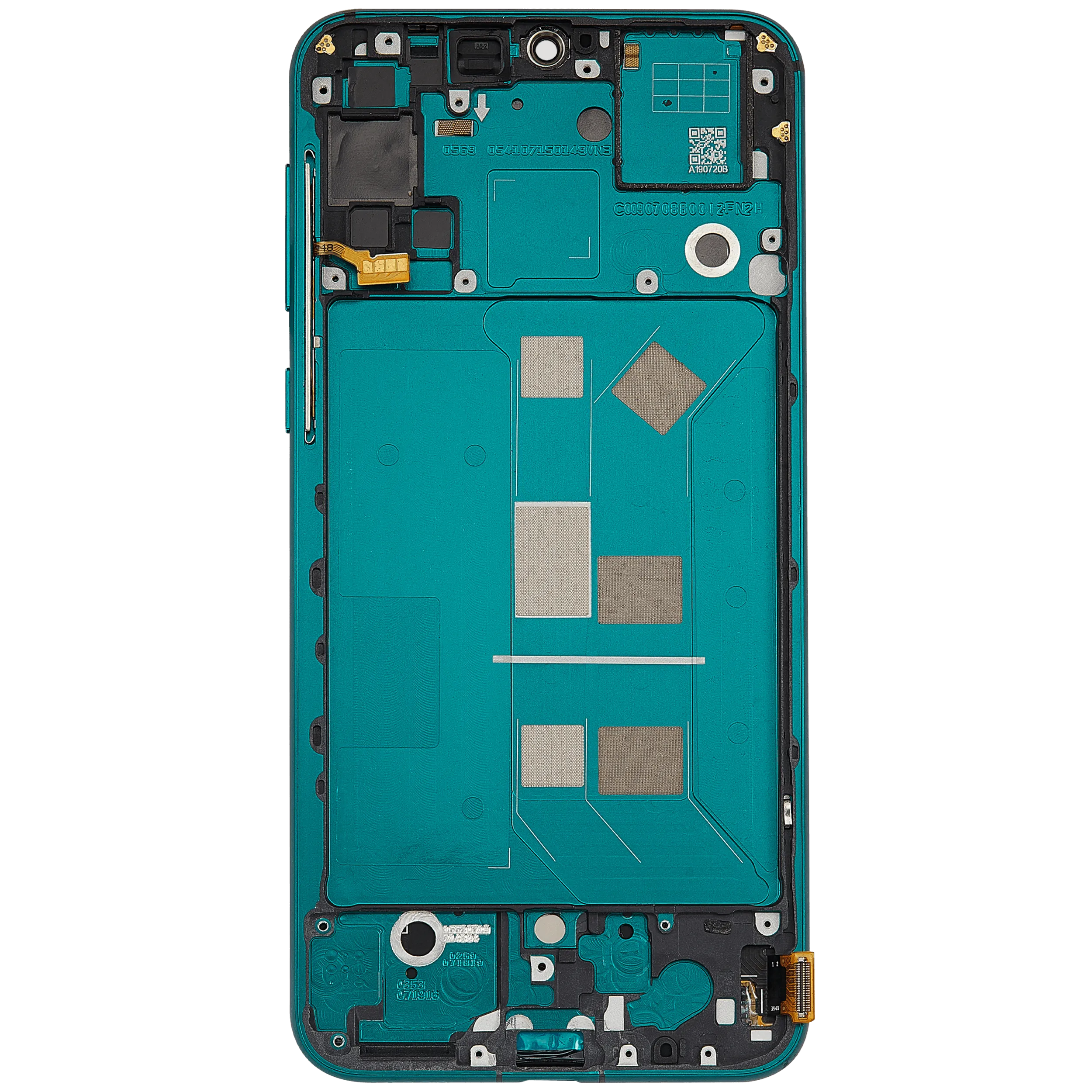 OLED Display mit Rahmen für Huawei Nova 5 (2019) / Nova 5 Pro (2019) (professionell aufgearbeitet) (Green (Grün)) – Bild 3