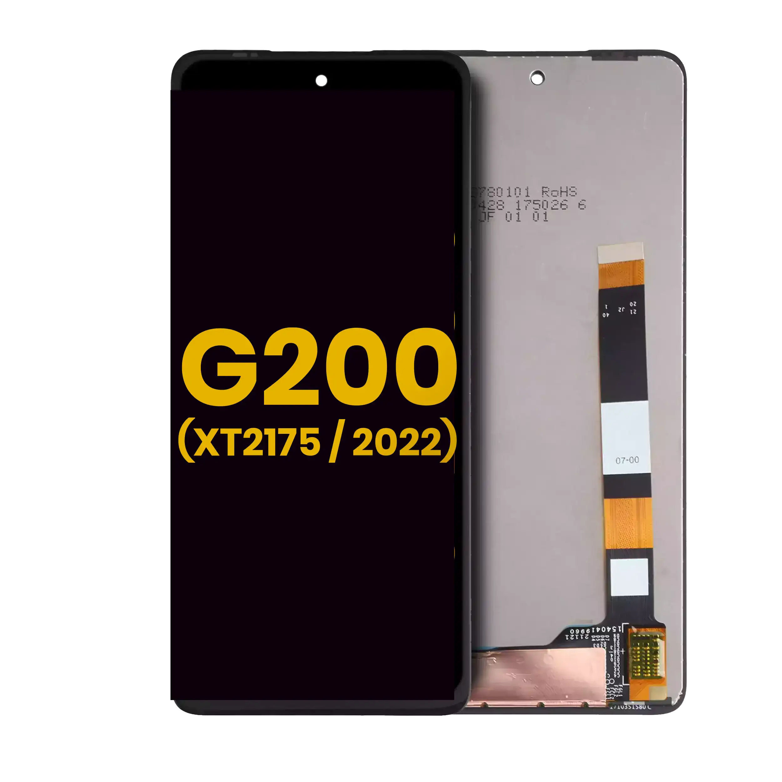 OLED Display mit Rahmen für Motorola Edge 30 (XT2203 / 2022) (professionell aufgearbeitet) (Meteor Gray) – Bild 5
