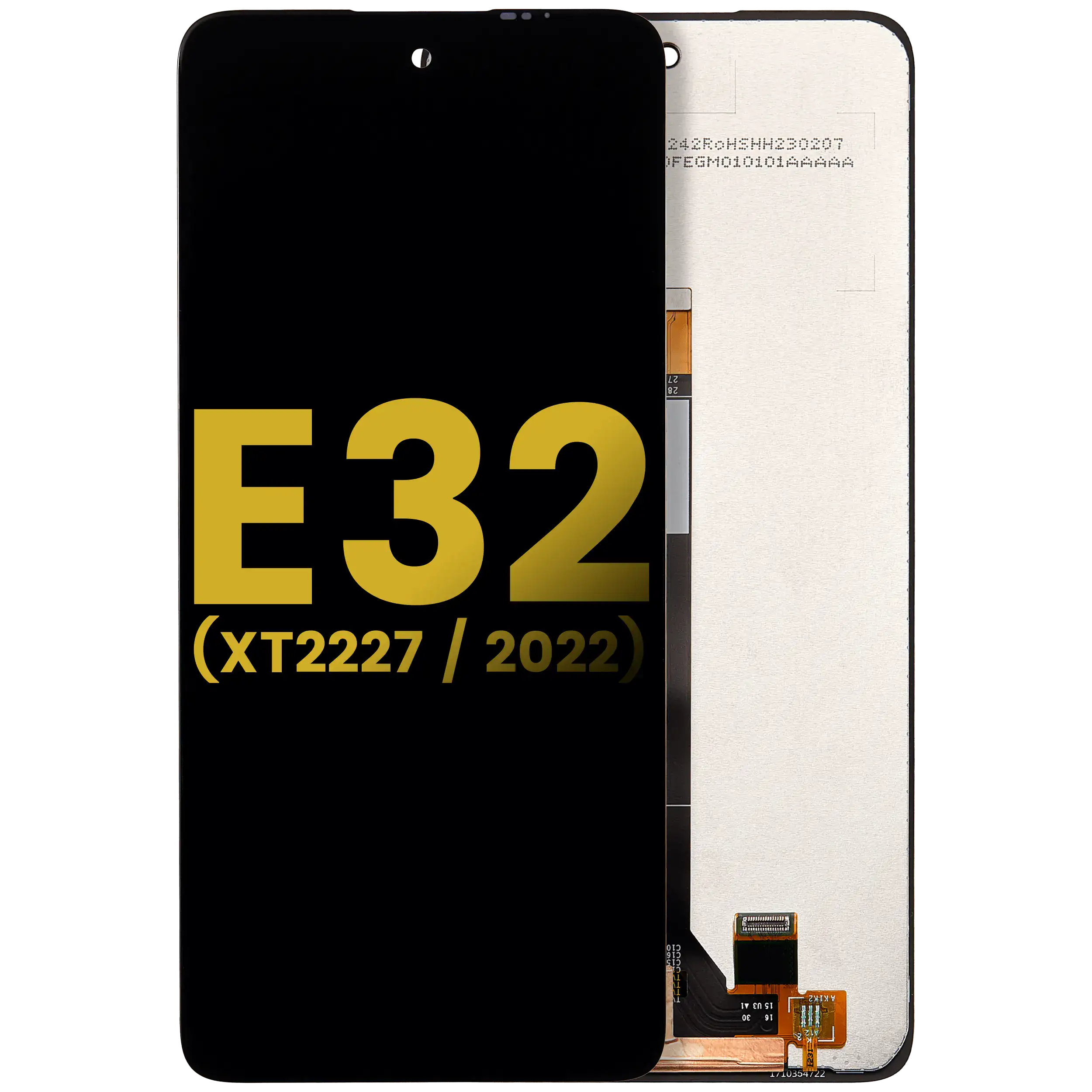 LCD Display mit Rahmen für Motorola Moto E32 (XT2227 / 2022) (professionell aufgearbeitet) – Bild 5