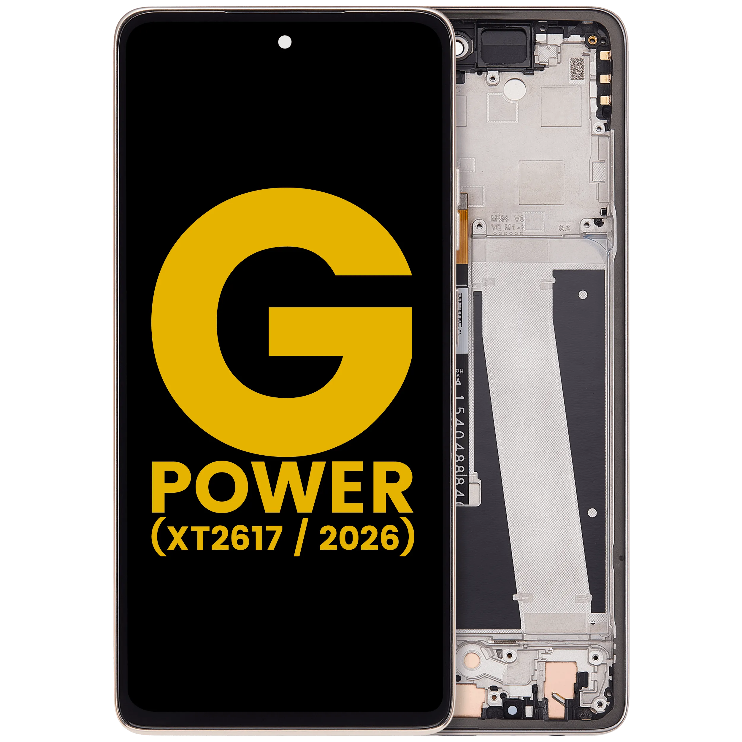 OLED Display mit Rahmen für Motorola Moto G82 5G (XT2225-1 / 2022) (professionell aufgearbeitet) – Bild 5