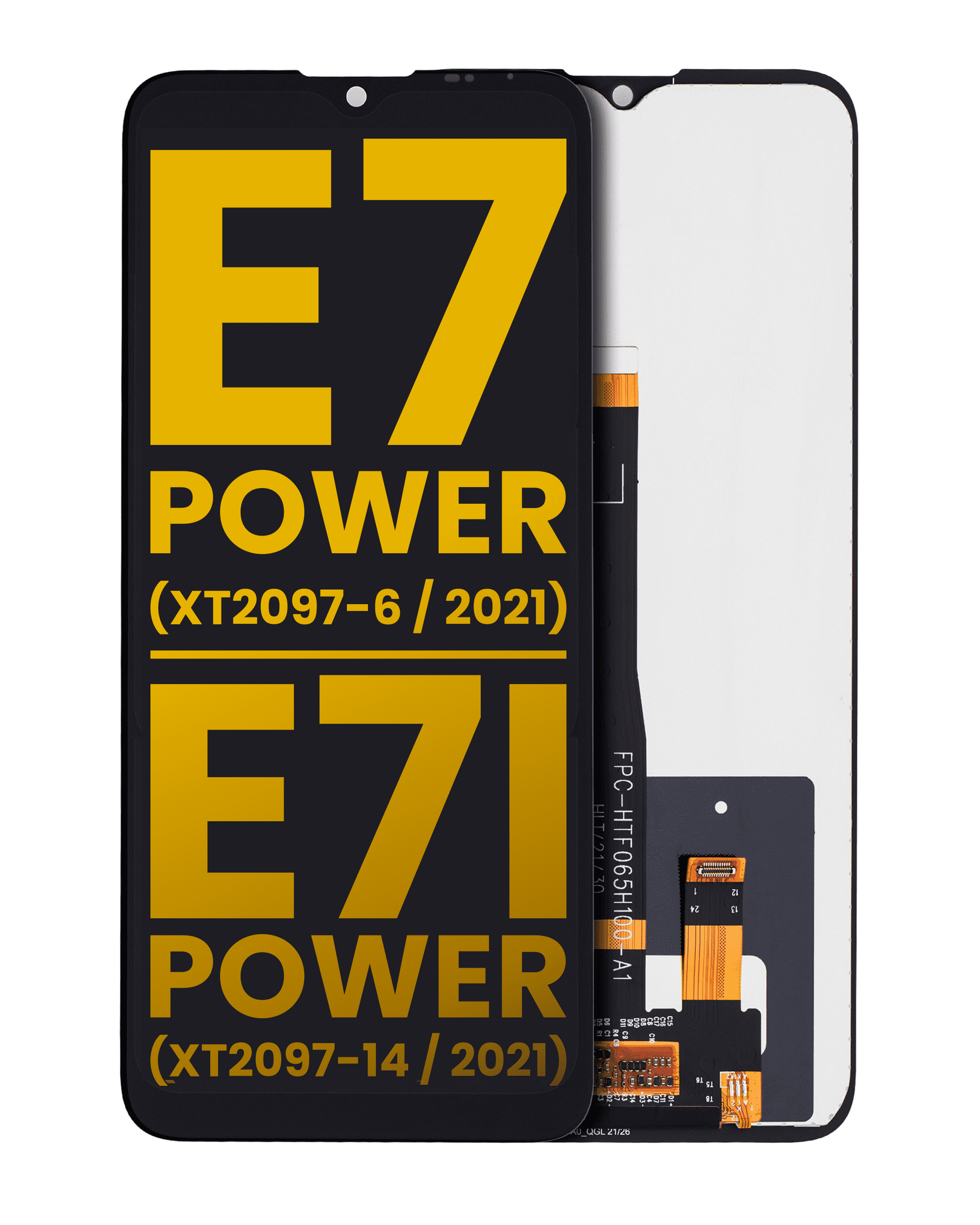 OLED Display mit Rahmen für Motorola Moto E22 (XT2239 / 2022) (professionell aufgearbeitet) – Bild 4