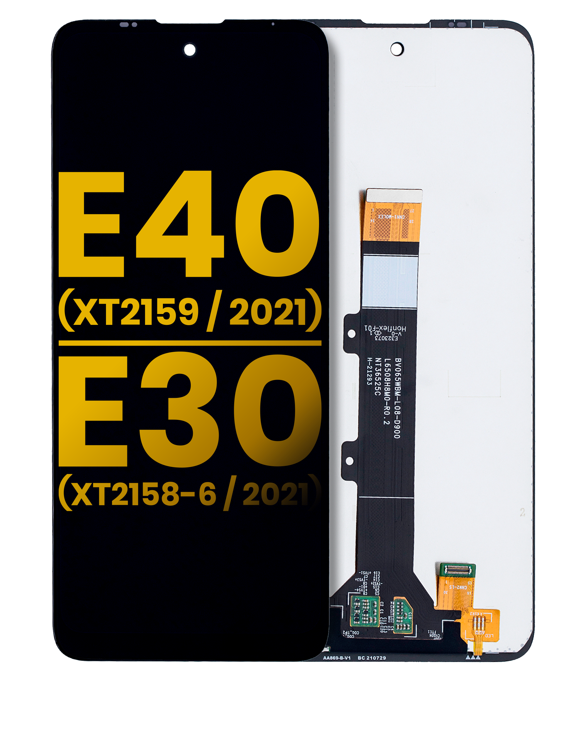 OLED Display mit Rahmen für Motorola Moto E22 (XT2239 / 2022) (professionell aufgearbeitet) – Bild 5