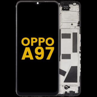 LCD Display mit Rahmen für Oppo A97 (2022) (professionell aufgearbeitet)