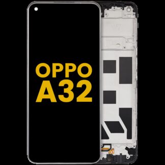 LCD Display mit Rahmen für Oppo A32 (2020) (professionell aufgearbeitet)
