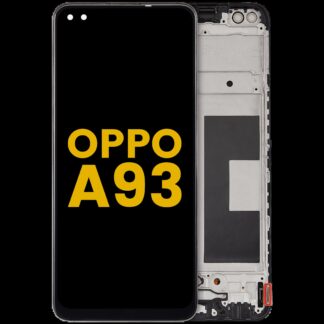 OLED Display mit Rahmen für Oppo A93 (2020) (professionell aufgearbeitet)