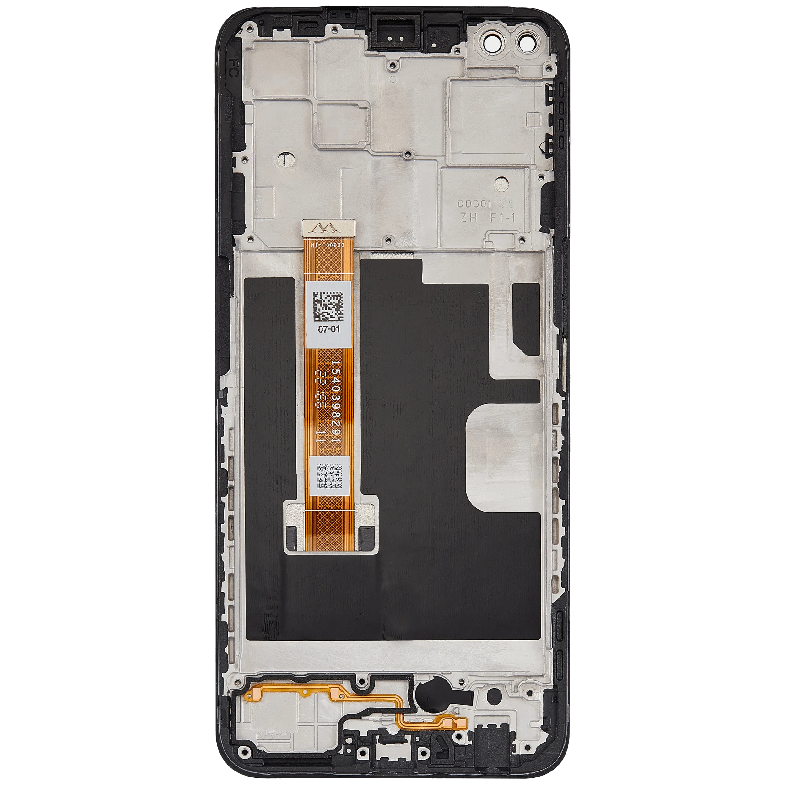 OLED Display mit Rahmen für Oppo A92s (2020) (professionell aufgearbeitet) – Bild 4