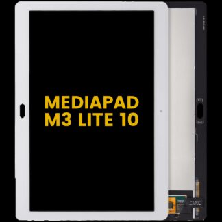 LCD Display ohne Rahmen für Huawei MediaPad M3 Lite 10 (professionell aufgearbeitet) (White (Weiß))