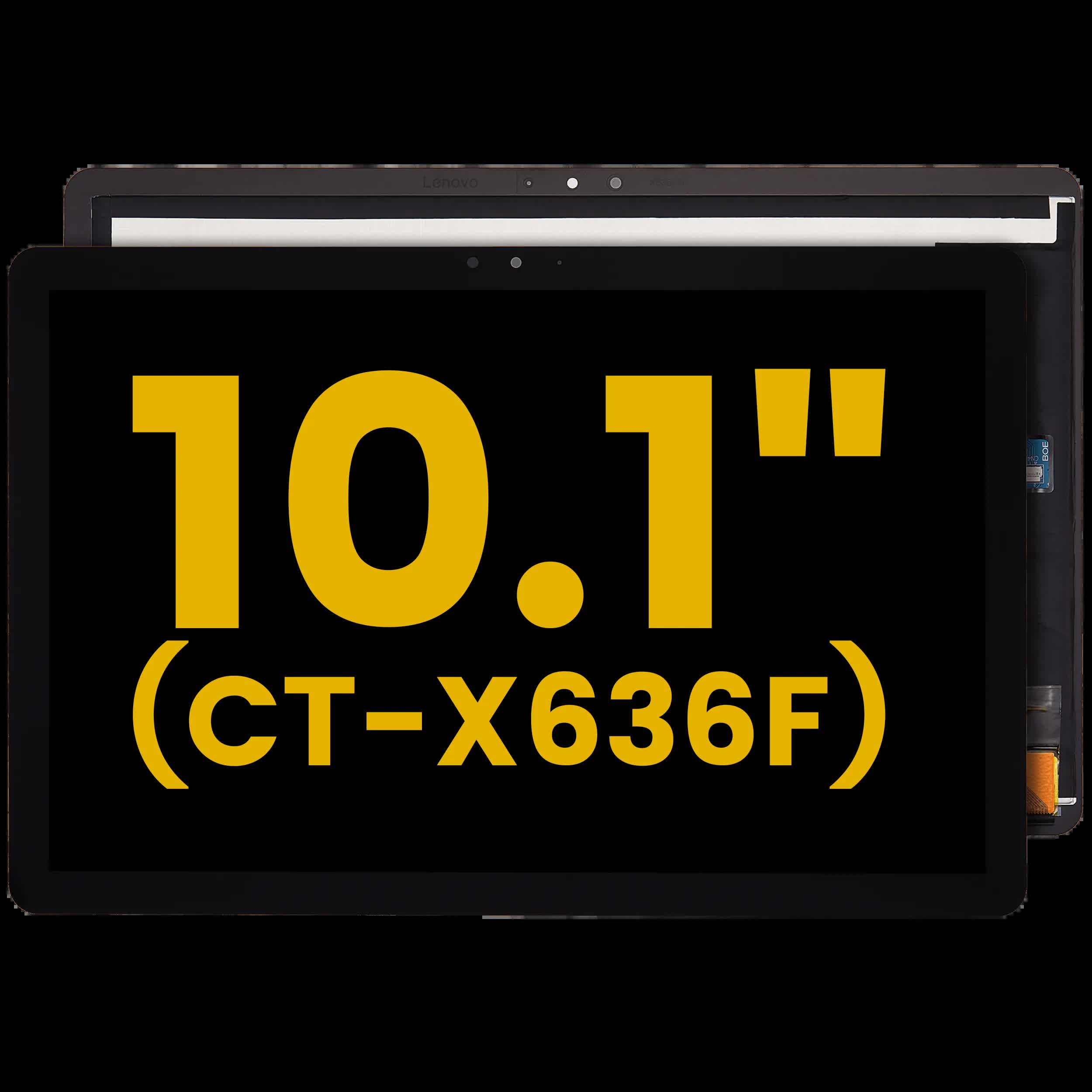 LCD Display ohne Rahmen für Lenovo Ideapad Duet Chromebook 10.1" (CT-X636F) (professionell aufgearbeitet) (Black (Schwarz))