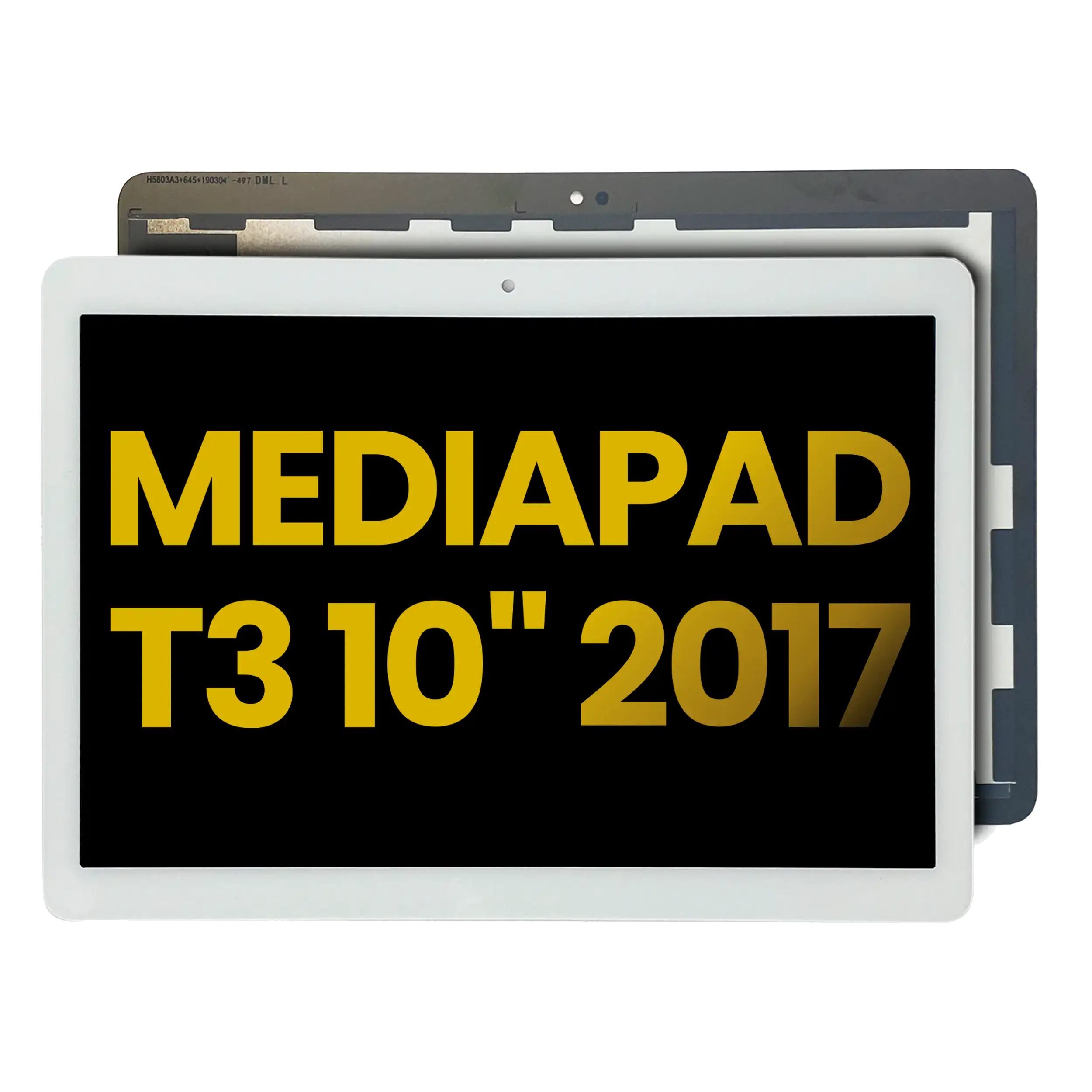 LCD Display ohne Rahmen für Huawei MediaPad T5 10.1'' (professionell aufgearbeitet) (Black (Schwarz)) – Bild 2