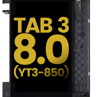 LCD Display mit Rahmen für Lenovo Tab E10 (2018) (professionell aufgearbeitet) (Black (Schwarz))
