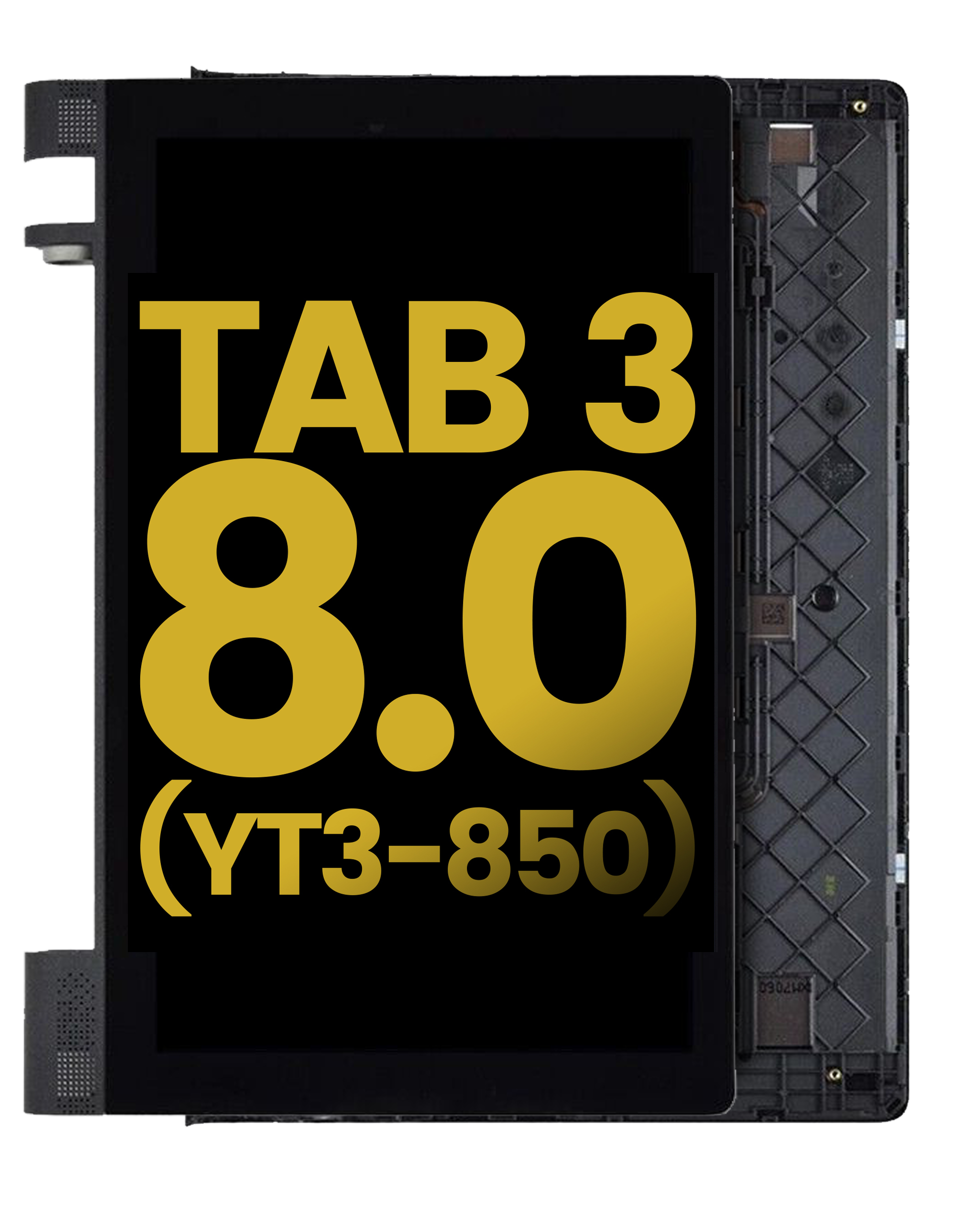 LCD Display mit Rahmen für Lenovo Tab E10 (2018) (professionell aufgearbeitet) (Black (Schwarz)) – Bild 2