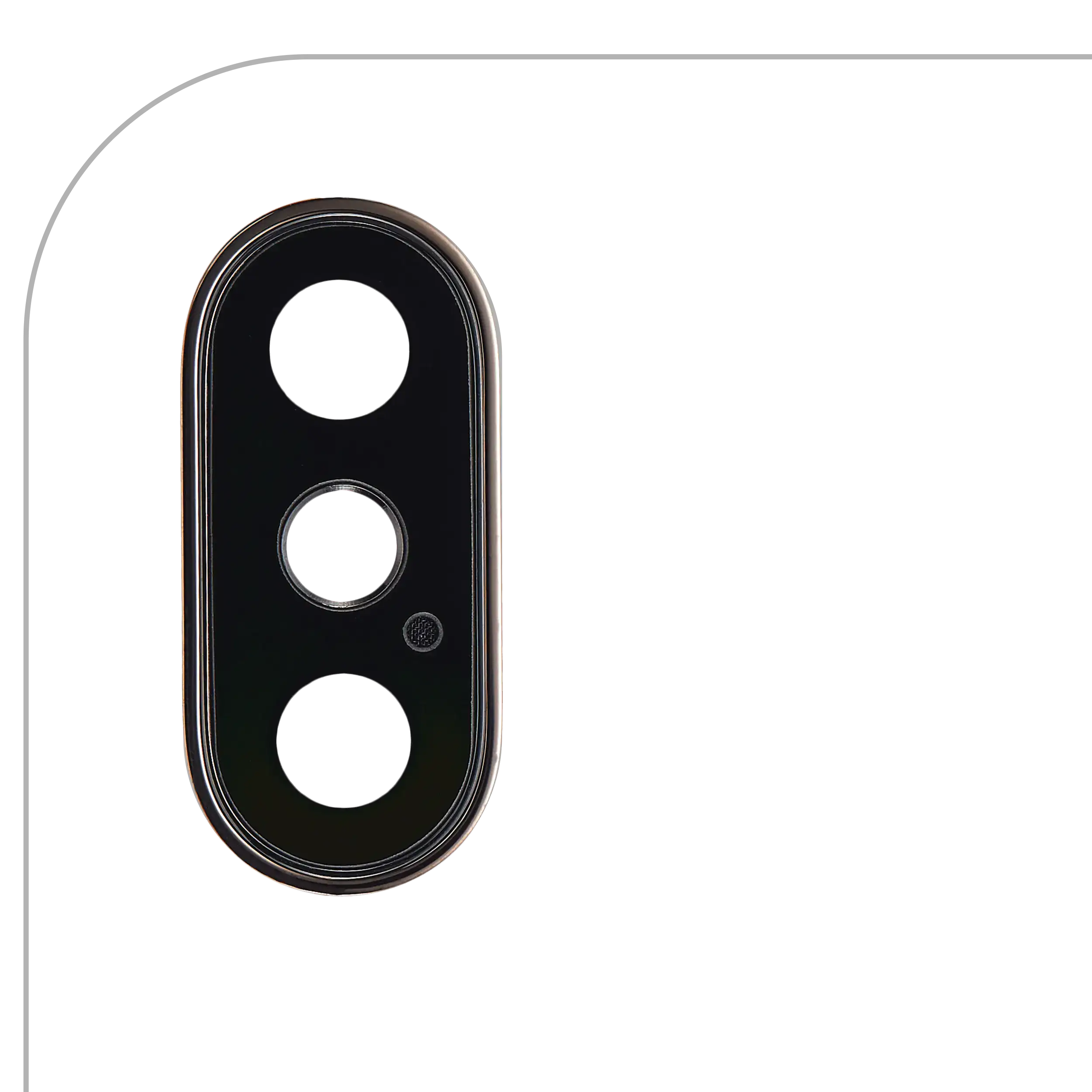 Rückkamera-Glas (nur Glas) mit Klebefolie für iPhone XS / XS Max (Premium) – Bild 3