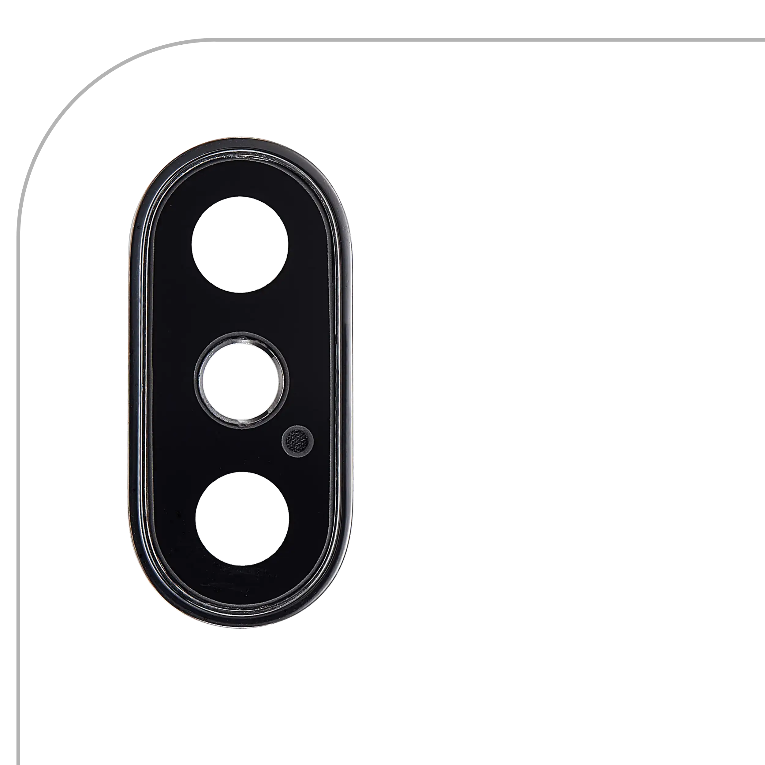 Rückkamera-Glas (nur Glas) mit Klebefolie für iPhone XS / XS Max (Premium) – Bild 4
