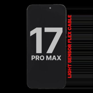 OLED Display für iPhone 17 Pro Max mit Light Sensor Flexkabel (ausgebautes Originalteil: Grade A)