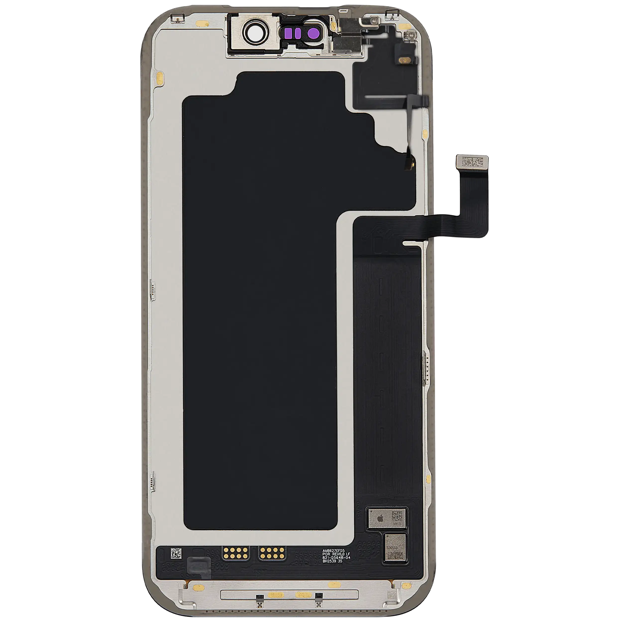 OLED Display für iPhone 17 Pro mit Light Sensor Flexkabel (ausgebautes Originalteil: Grade A) – Bild 3