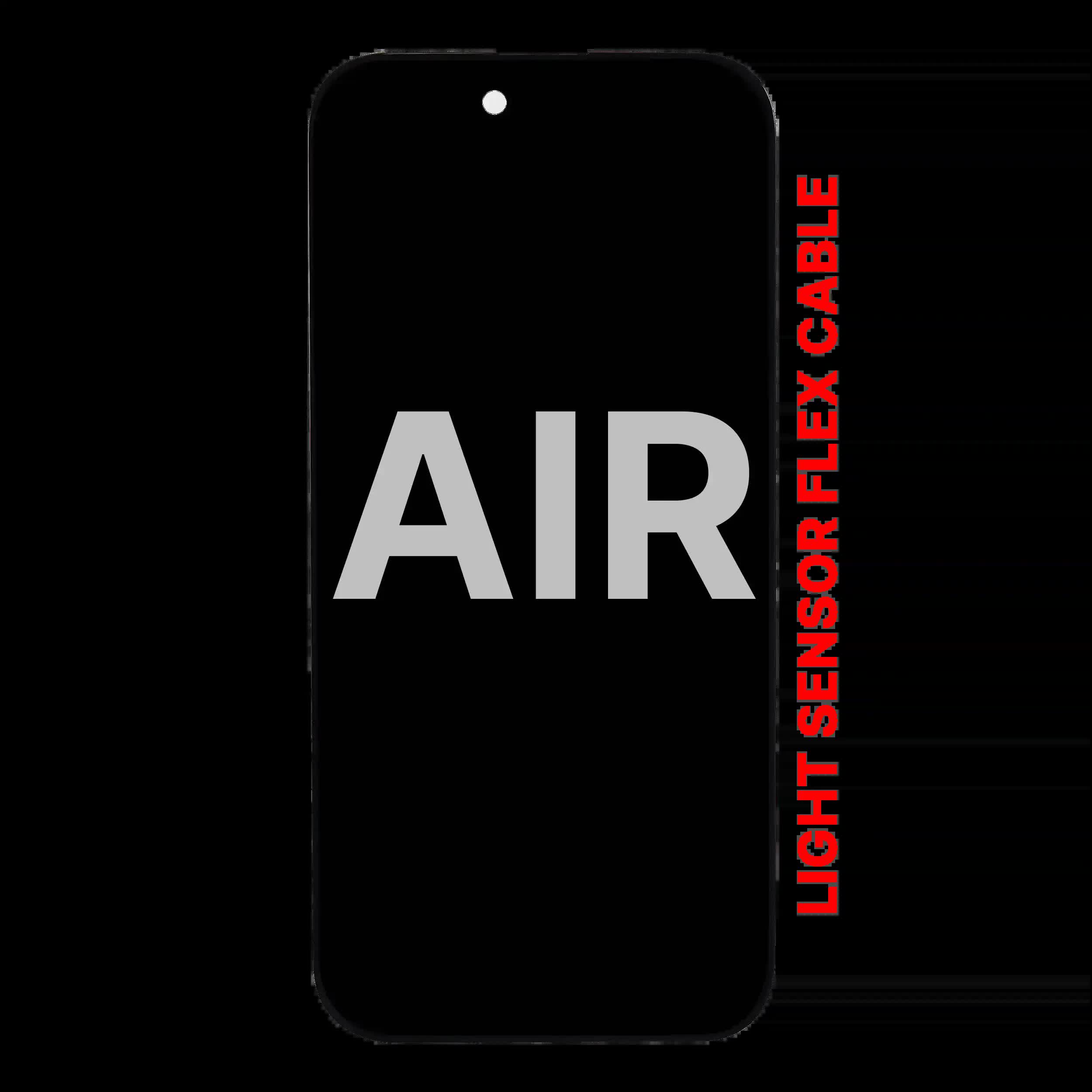 OLED Display für iPhone Air mit Light Sensor Flexkabel (ausgebautes Originalteil: Grade A)