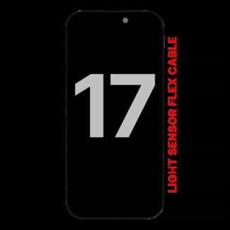 OLED Display für iPhone 17 mit Light Sensor Flexkabel (ausgebautes Originalteil: Grade A)