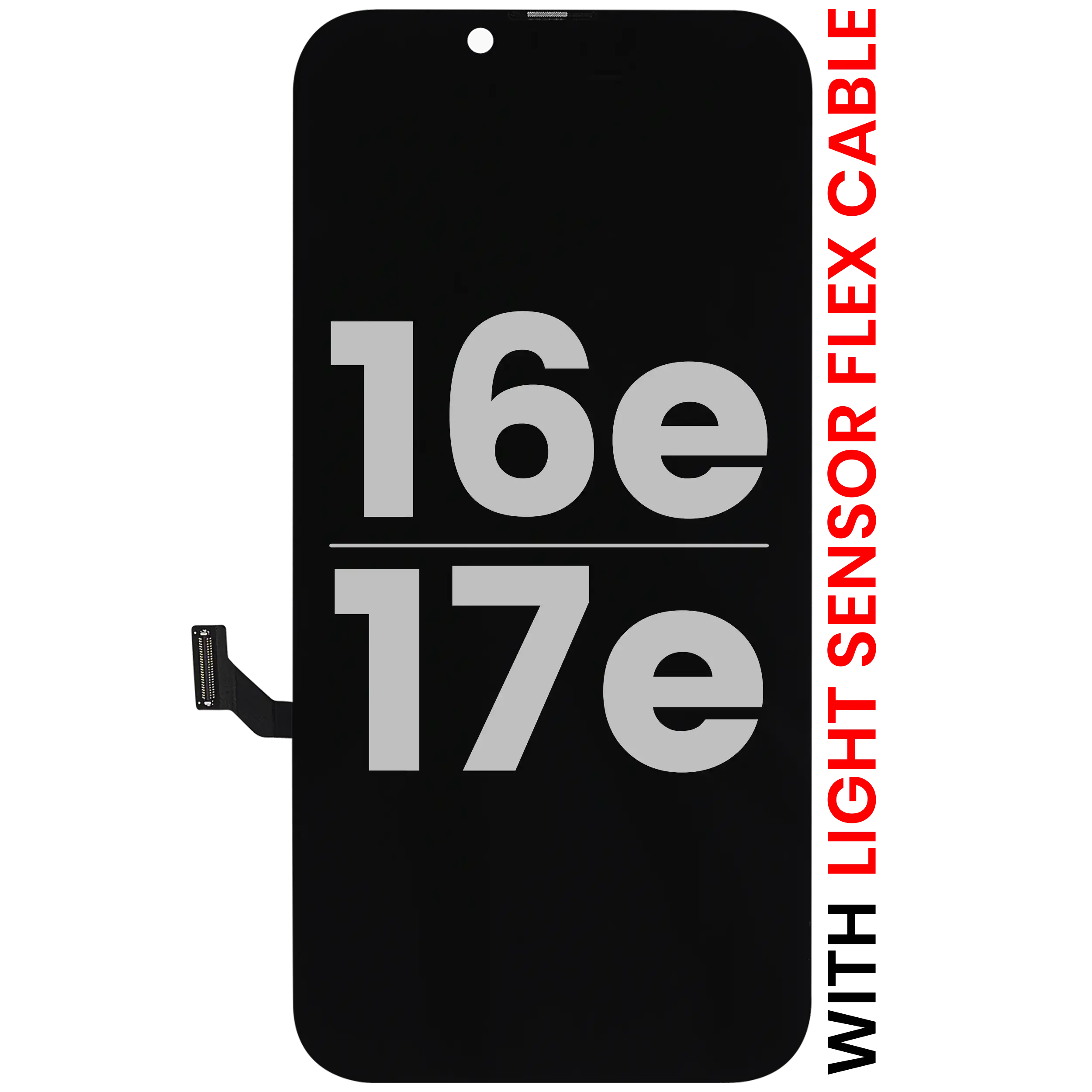 OLED Display für iPhone 17e / 16e mit Light Sensor Flexkabel (ausgebautes Originalteil: Grade A) – Bild 3