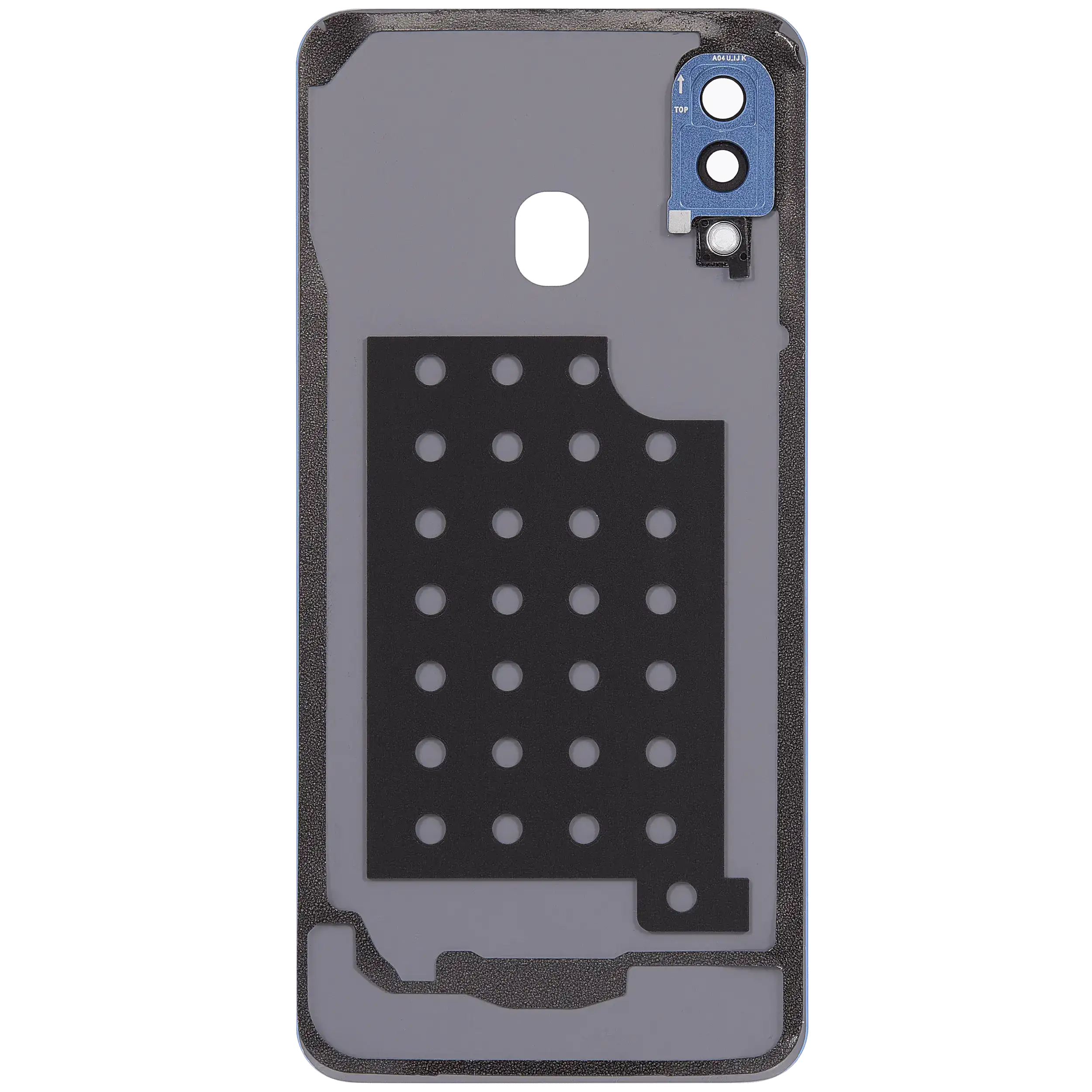Rückdeckelglas mit Kameraglas für Samsung Galaxy A40 (A405 / 2019) (Aftermarket Plus) (Blue (Blau)) – Bild 4