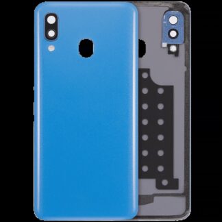 Rückdeckelglas mit Kameraglas für Samsung Galaxy A40 (A405 / 2019) (Aftermarket Plus) (Blue (Blau))