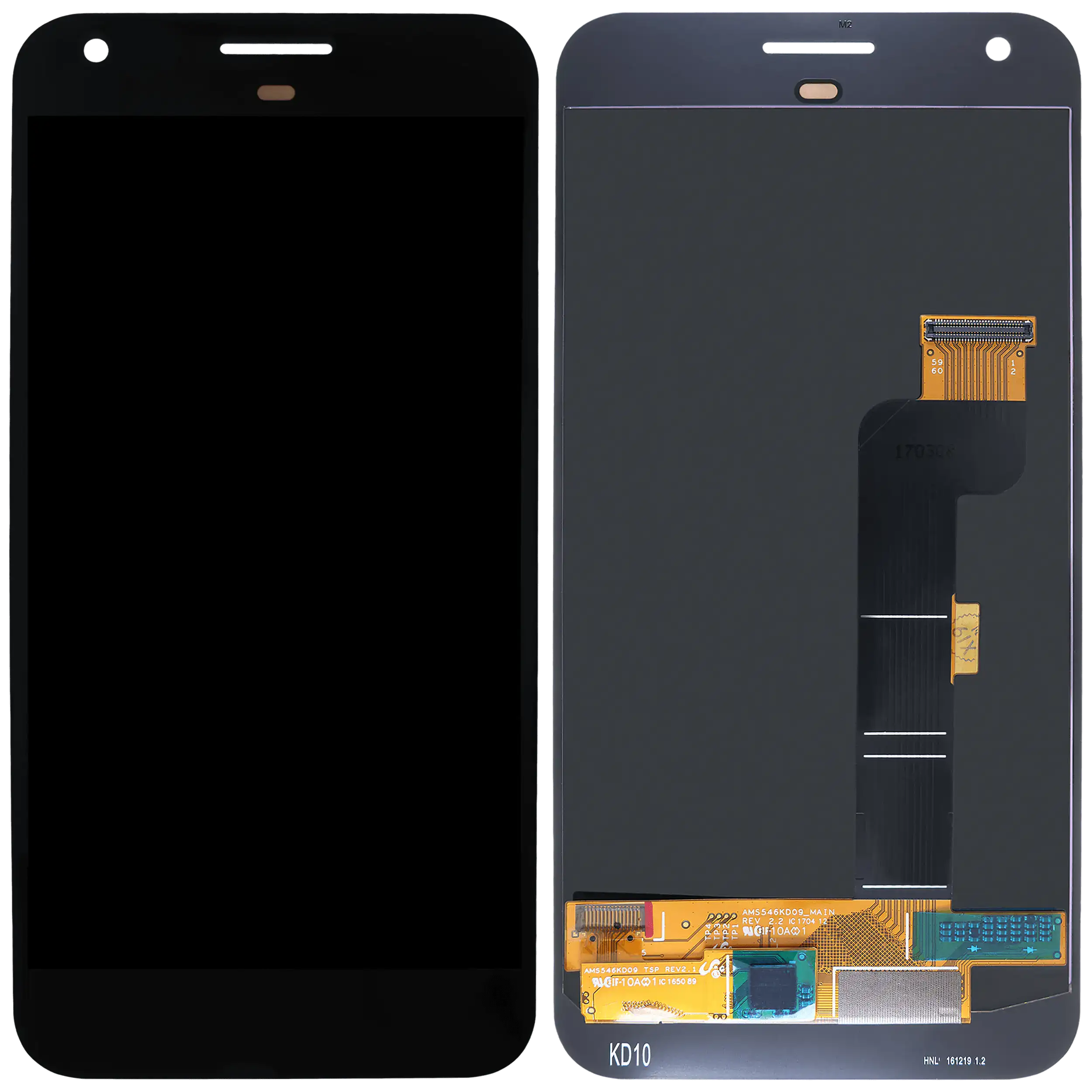 LCD Display ohne Rahmen für Google Pixel XL (Original) (Black (Schwarz)) – Bild 2