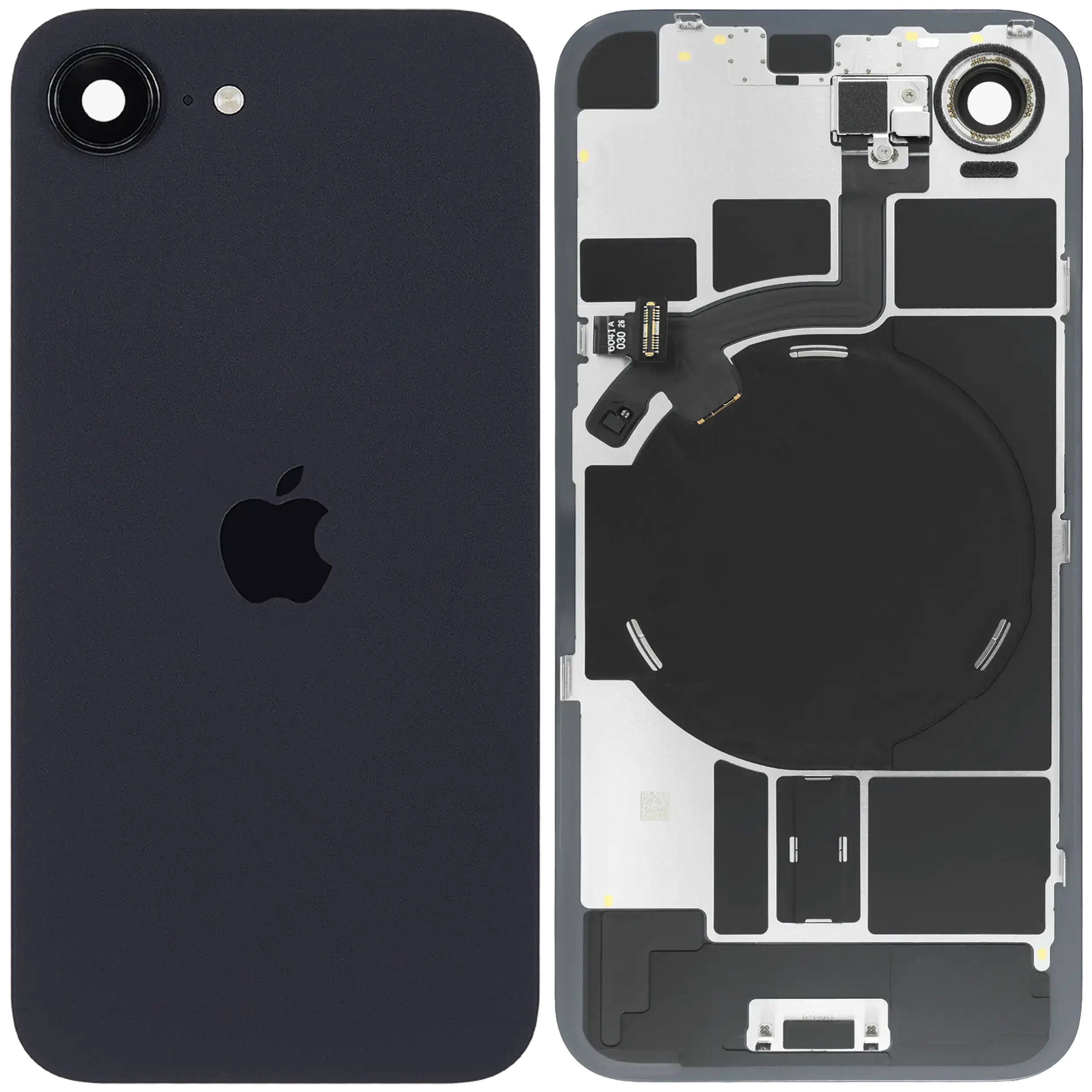 Rückglas mit MagSafe Magnet & NFC & Taschenlampen-Flexkabel für iPhone 17e (Original) (Black (Schwarz)) – Bild 4
