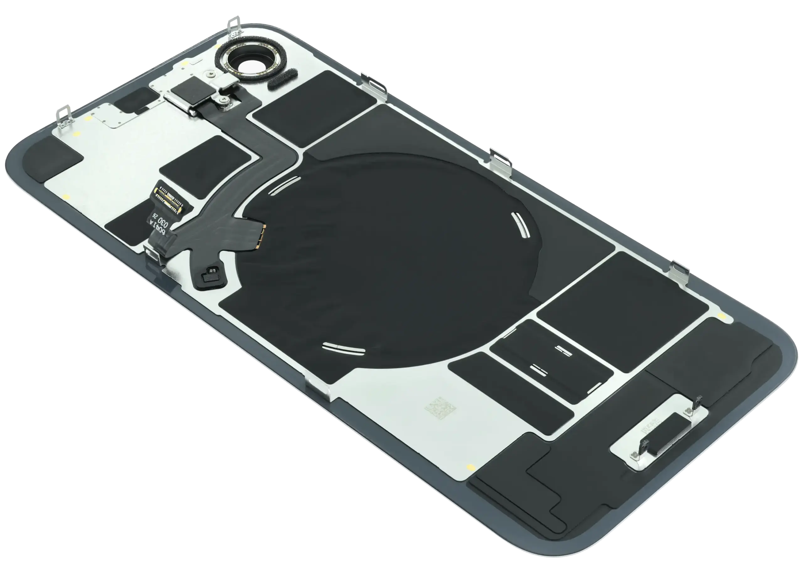 Rückglas mit MagSafe Magnet & NFC & Taschenlampen-Flexkabel für iPhone 17e (Original) (White (Weiß)) – Bild 4