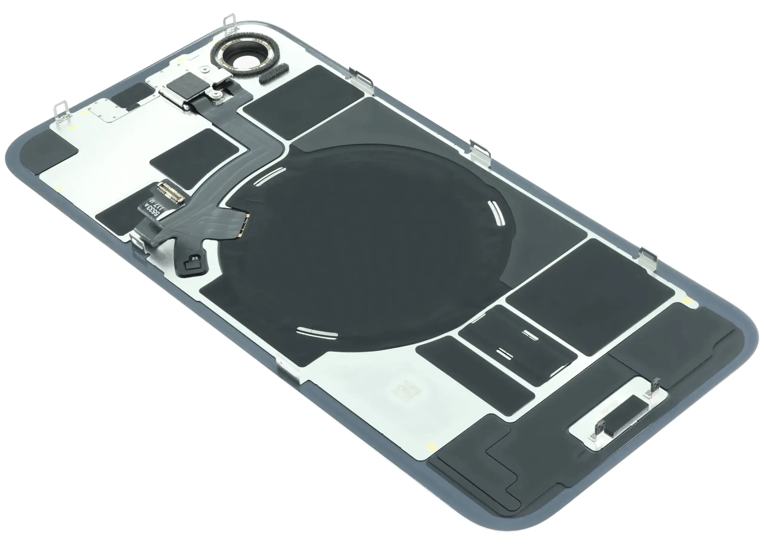 Rückglas mit MagSafe Magnet & NFC & Taschenlampen-Flexkabel für iPhone 17e (Original) (Pink (Rosa)) – Bild 4