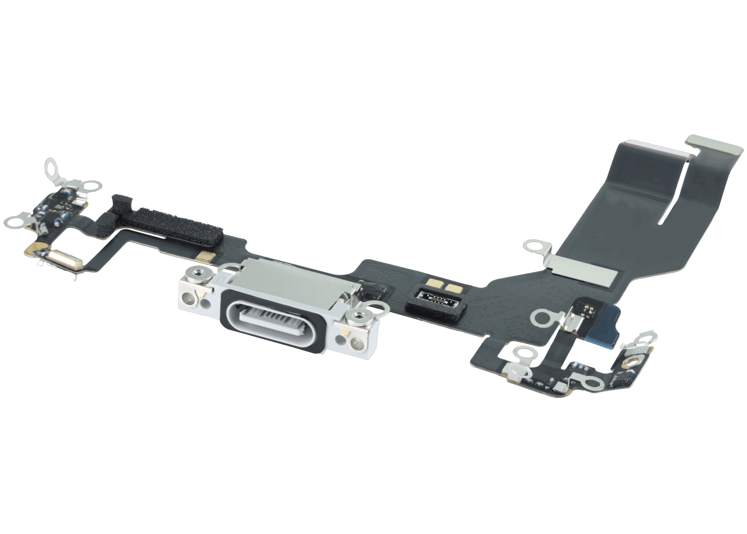 Ladebuchse Flexkabel für iPhone 17e (Original) (White (Weiß)) – Bild 3