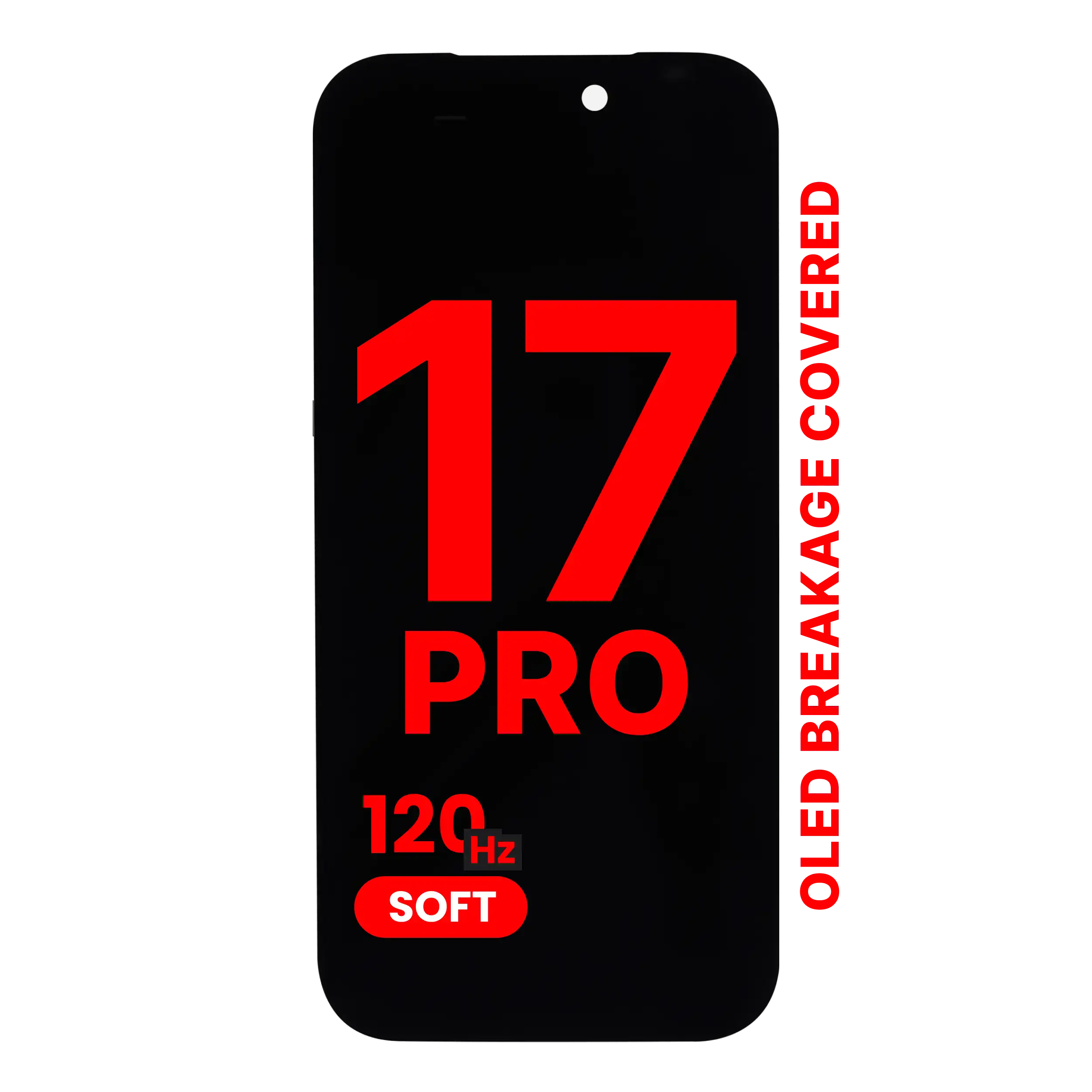 LCD Display für iPhone 17 Pro (Aftermarket: AQ7 / Incell) (80HZ) – Bild 4