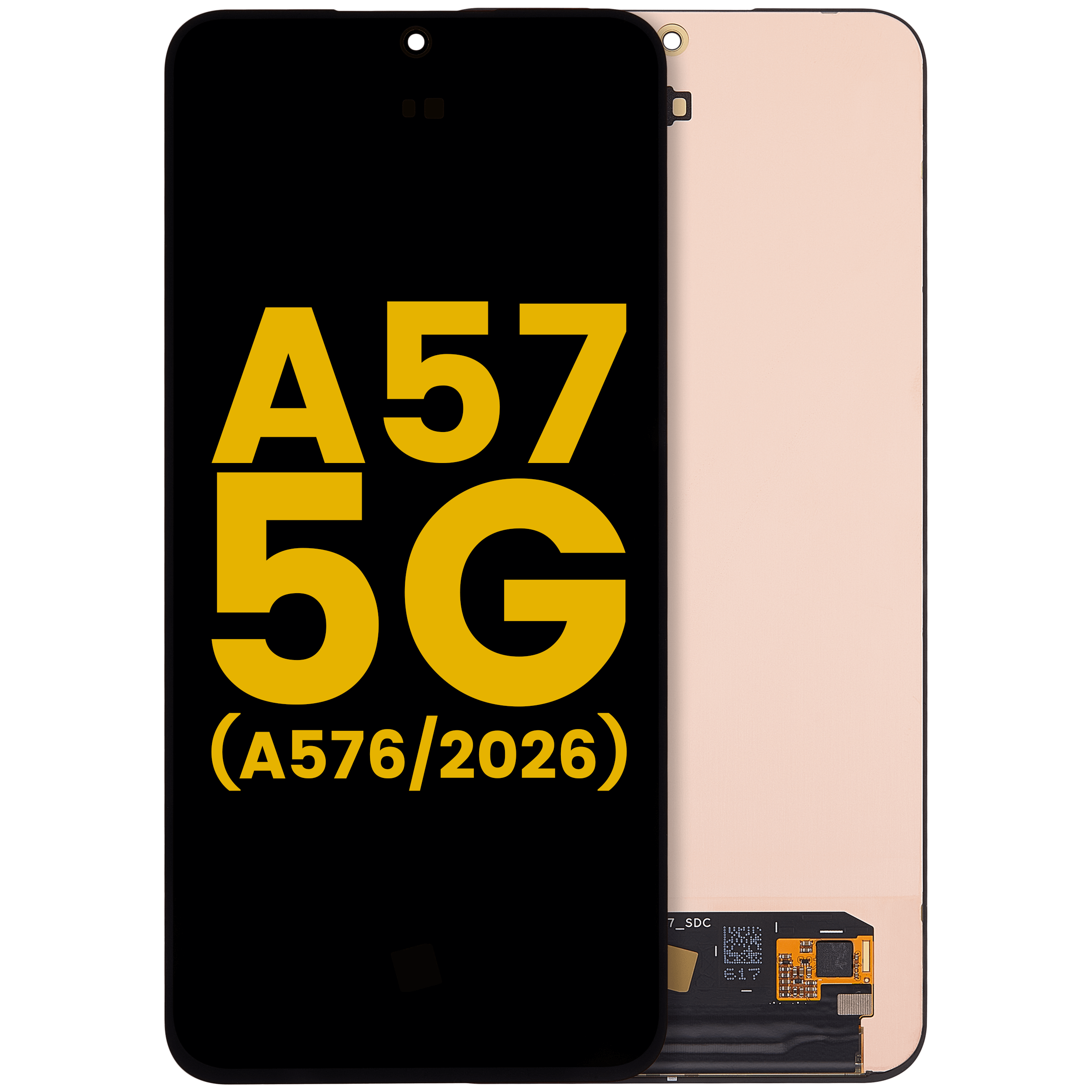 OLED Display mit Rahmen für Samsung Galaxy A57 5G (A576 / 2026) (professionell aufgearbeitet) (Navy) – Bild 5