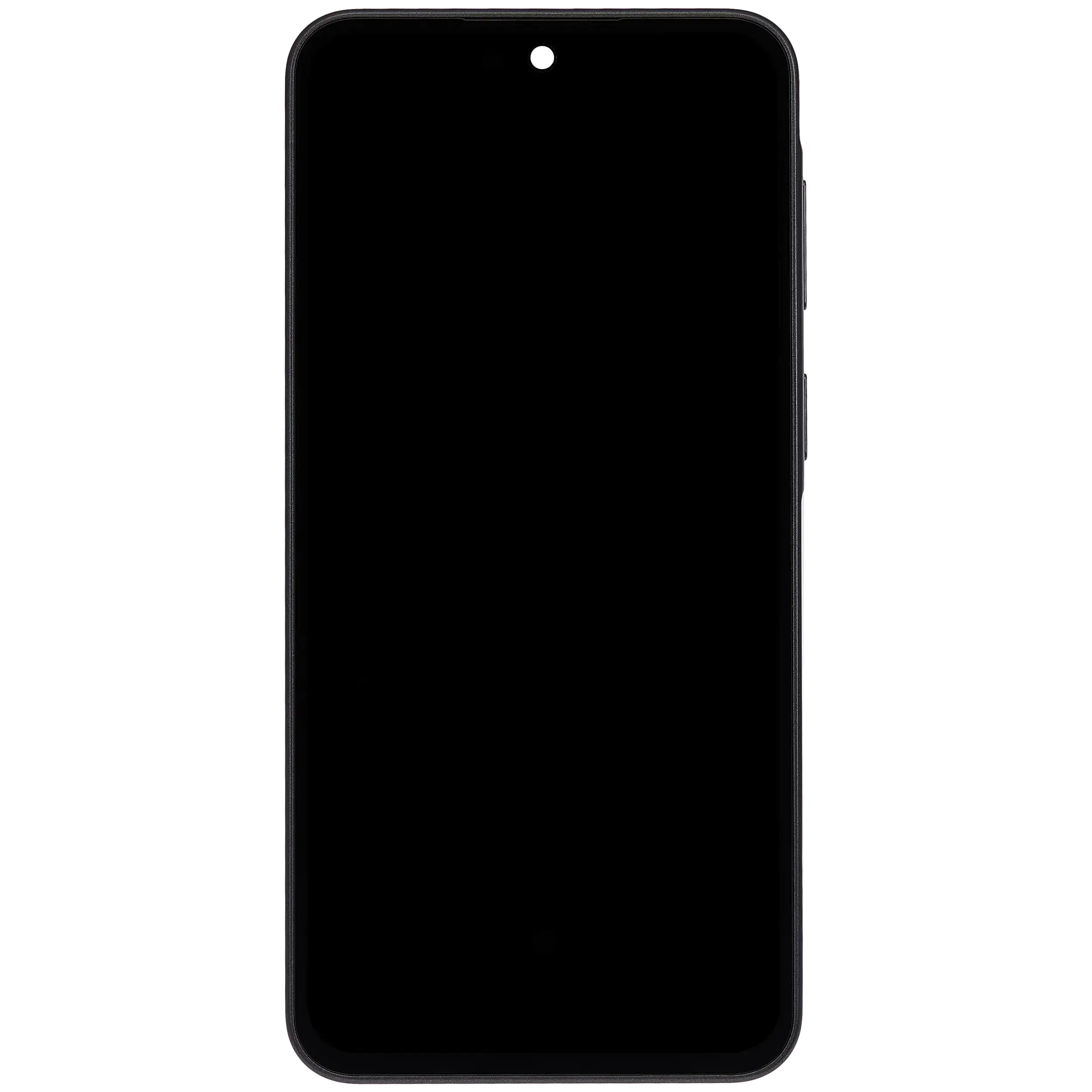 OLED Display mit Rahmen für Samsung Galaxy A37 5G (A376 / 2026) (professionell aufgearbeitet) (Charkoal) – Bild 3