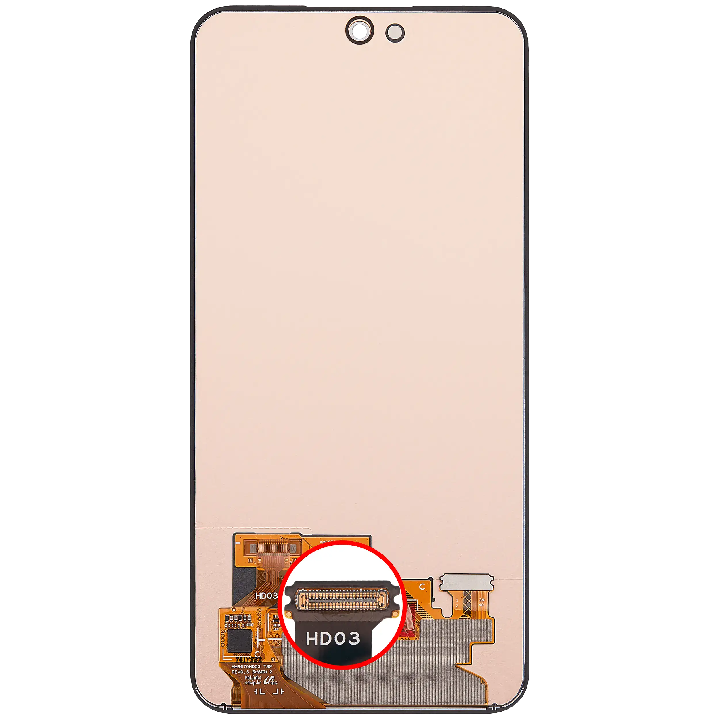 OLED Display ohne Rahmen für Samsung Galaxy A37 5G (A376 / 2026) (professionell aufgearbeitet) – Bild 4