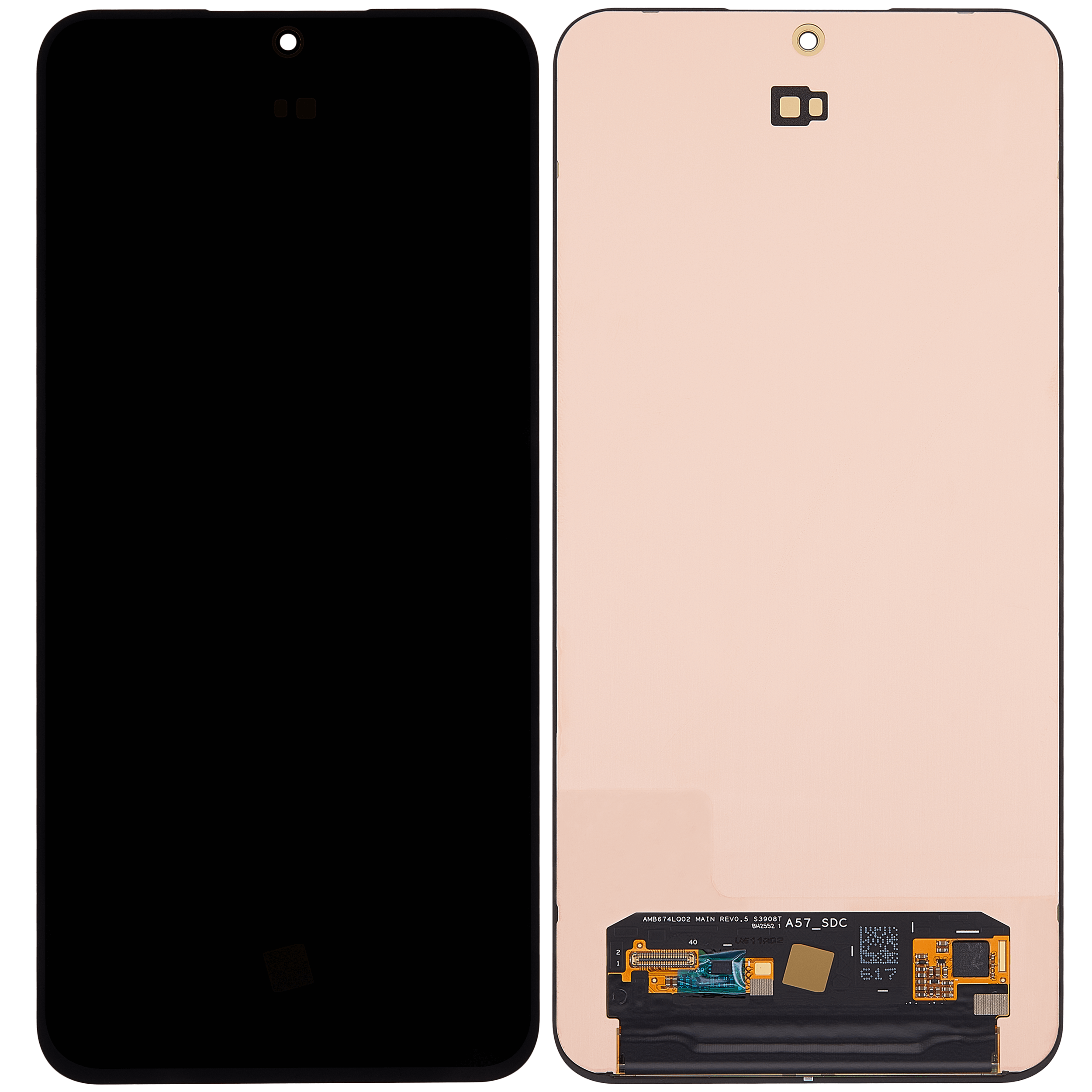 OLED Display ohne Rahmen für Samsung Galaxy A57 5G (A576 / 2026) (professionell aufgearbeitet) – Bild 2