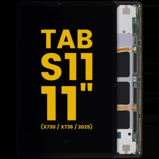 OLED Display ohne Rahmen für Samsung Galaxy Tab S11 11"（X730 / X736) (2025) (professionell aufgearbeitet) (Black (Schwarz))