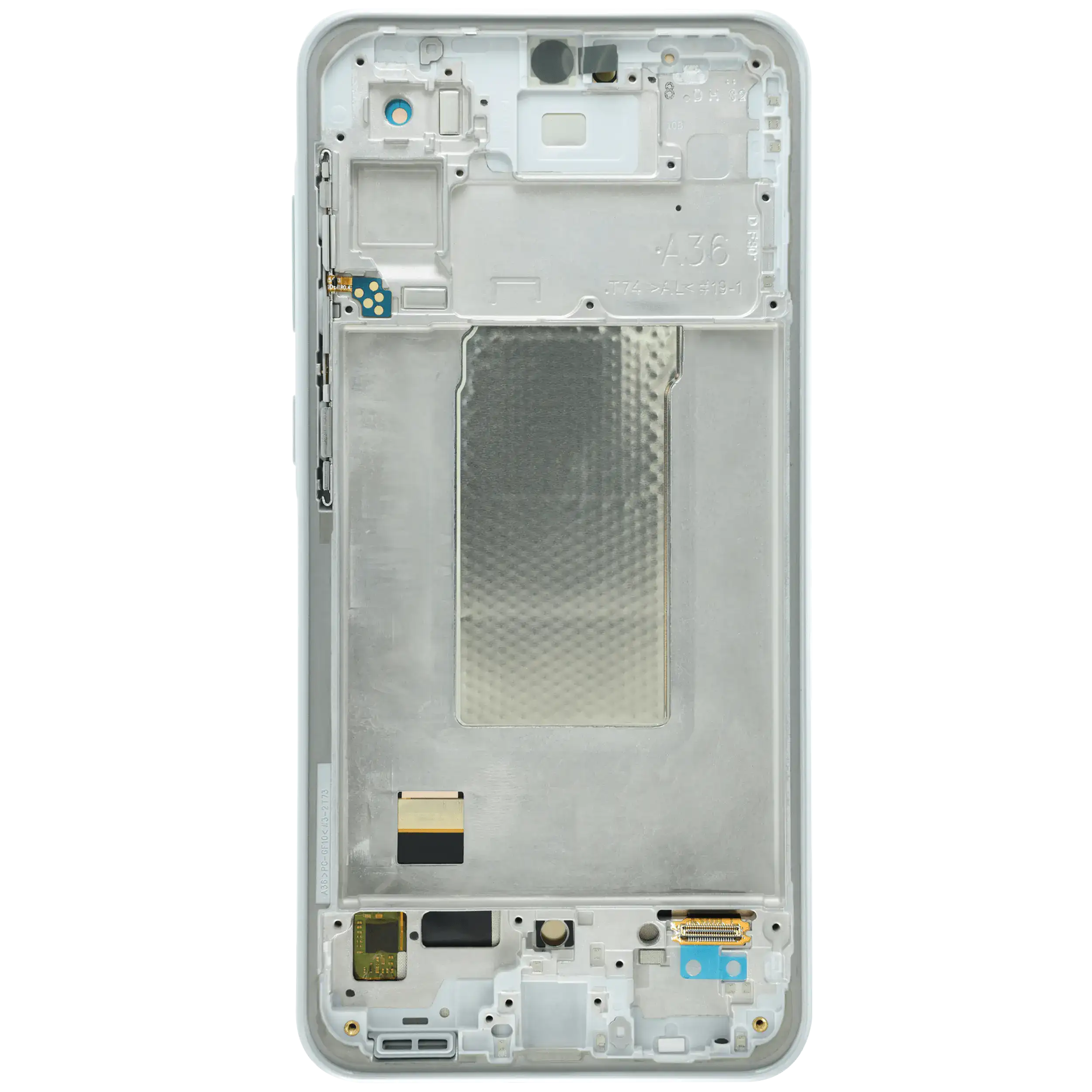 OLED Display mit Rahmen für Samsung Galaxy A36 5G (A366 / 2025) (Aftermarket Plus) (White (Weiß)) – Bild 4