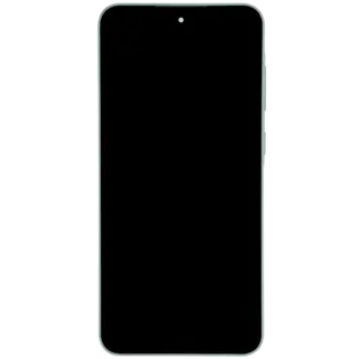 OLED Display mit Rahmen für Samsung Galaxy A36 5G (A366 / 2025) (Aftermarket Plus) (Lime)