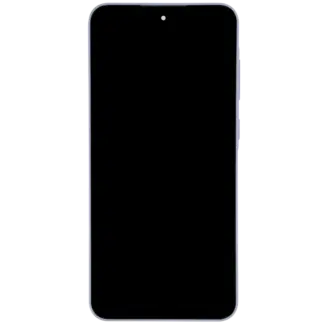 OLED Display mit Rahmen für Samsung Galaxy A36 5G (A366 / 2025) (Aftermarket Plus) (Lavender)