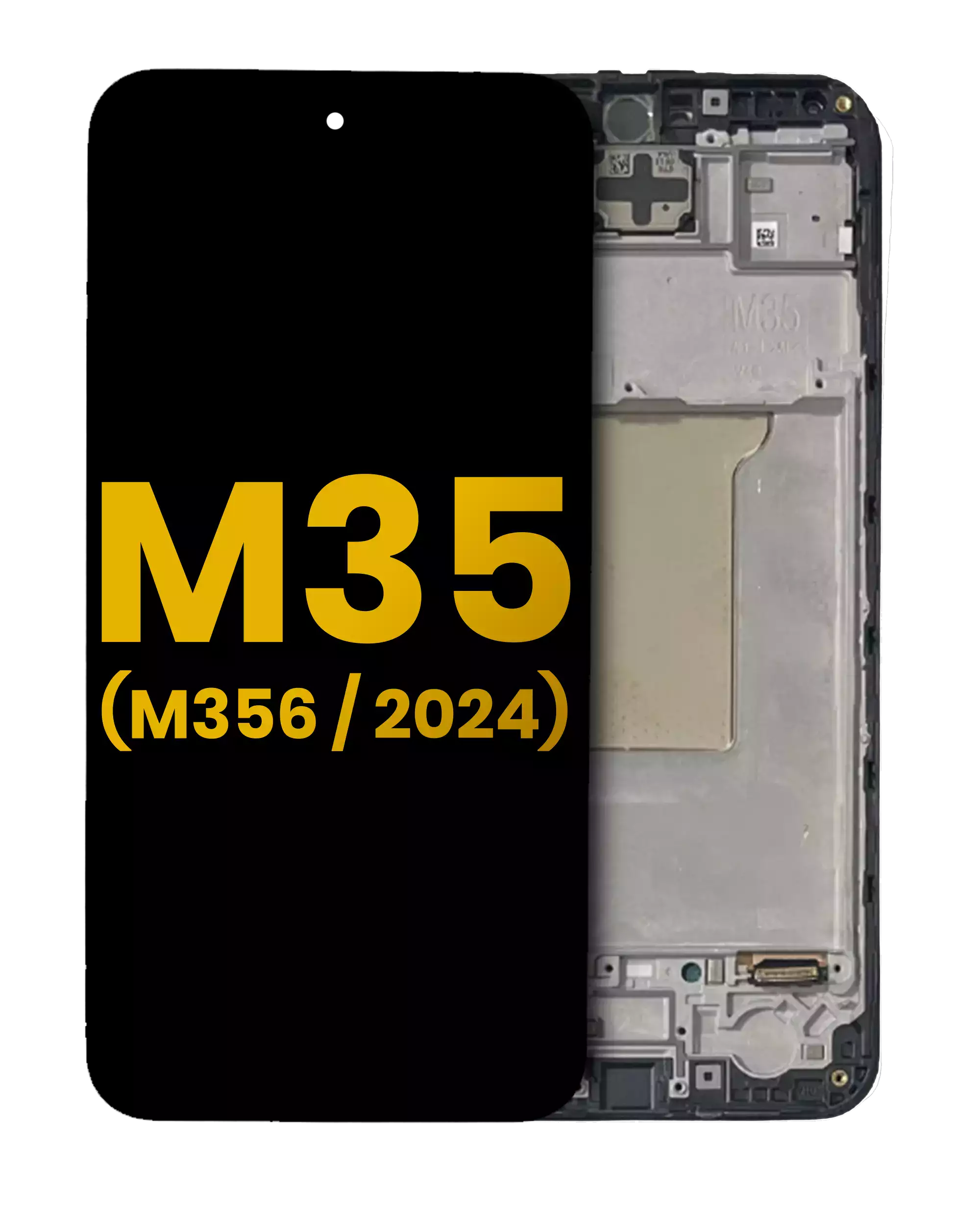 OLED Display ohne Rahmen für Samsung Galaxy A35 5G (A356 / 2024) / M35 (M356 / 2024) / A55 (A556 / 2024) (Aftermarket Plus) – Bild 3