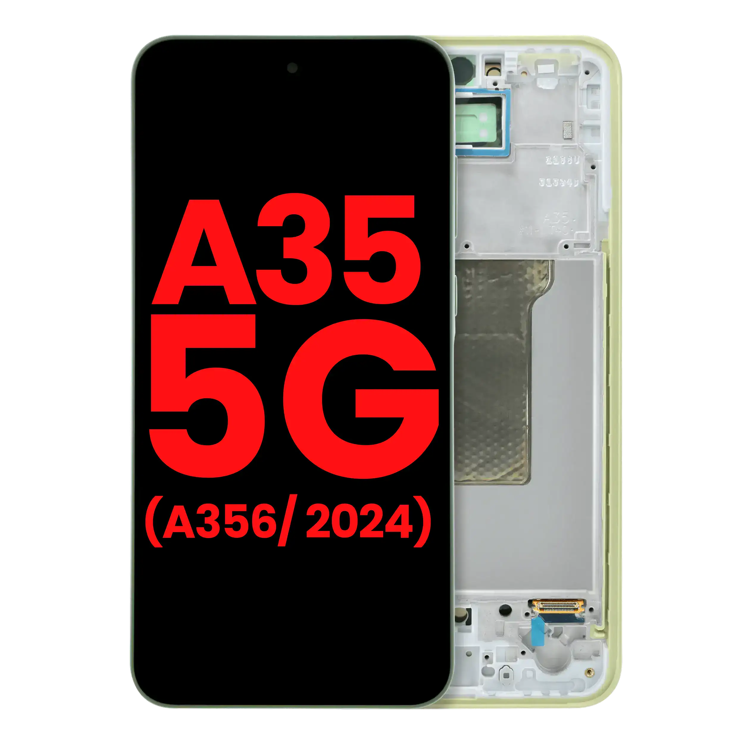 OLED Display ohne Rahmen für Samsung Galaxy A35 5G (A356 / 2024) / M35 (M356 / 2024) / A55 (A556 / 2024) (Aftermarket Plus) – Bild 4