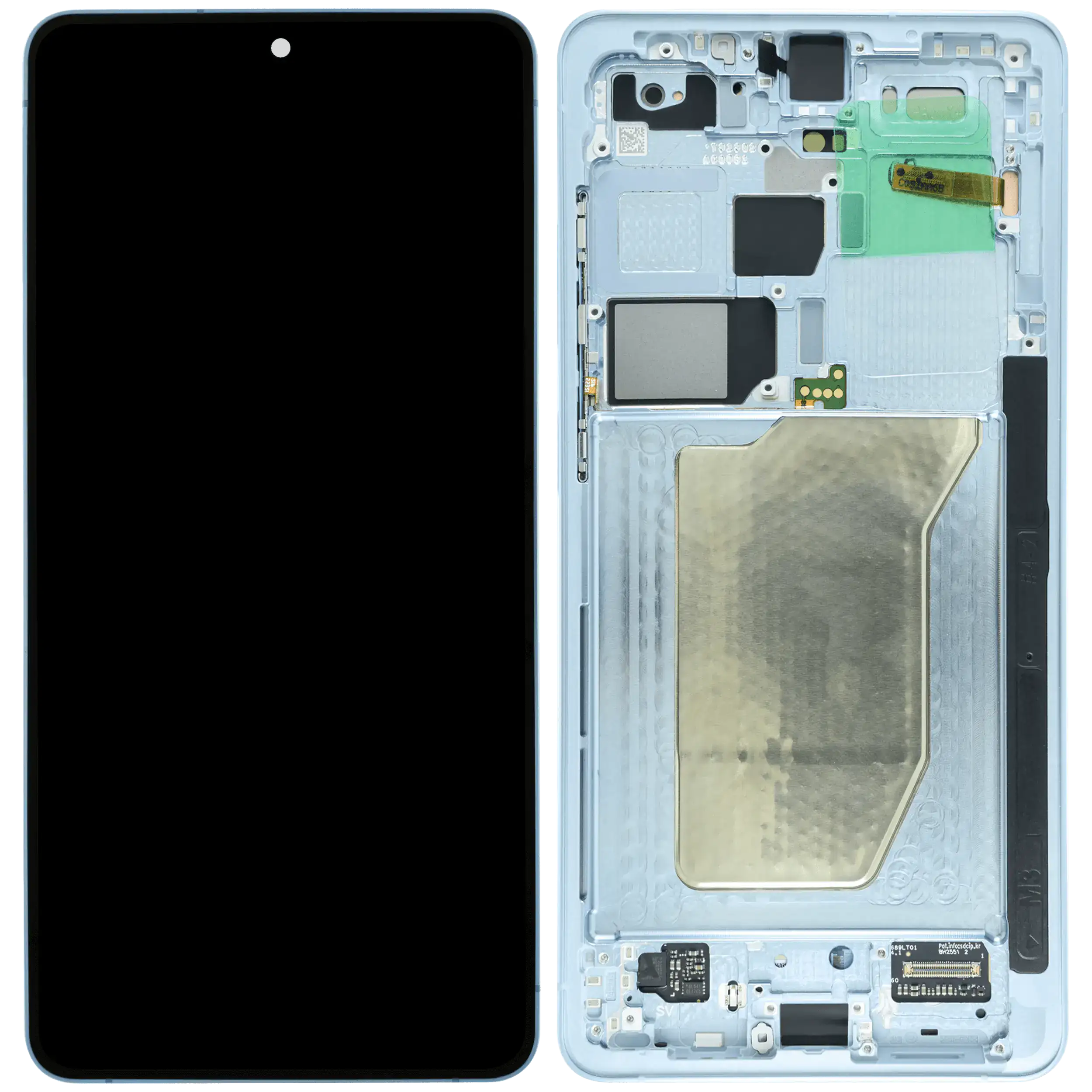 OLED Display mit Rahmen für Samsung Galaxy S26 Ultra 5G (US & International) (professionell aufgearbeitet) (Sky Blue) – Bild 2