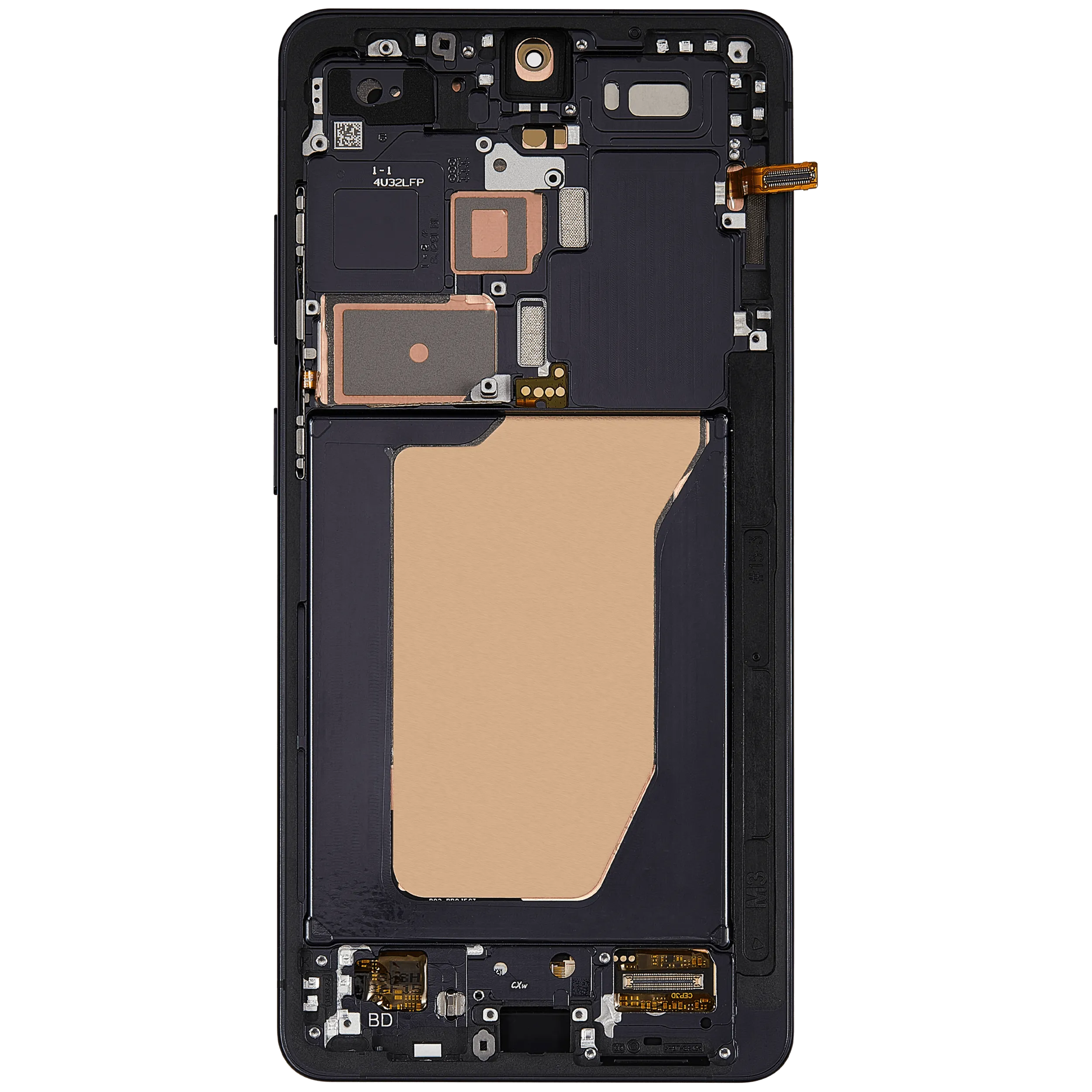 OLED Display mit Rahmen für Samsung Galaxy S26 Ultra 5G (US & International) (professionell aufgearbeitet) (Black (Schwarz)) – Bild 4