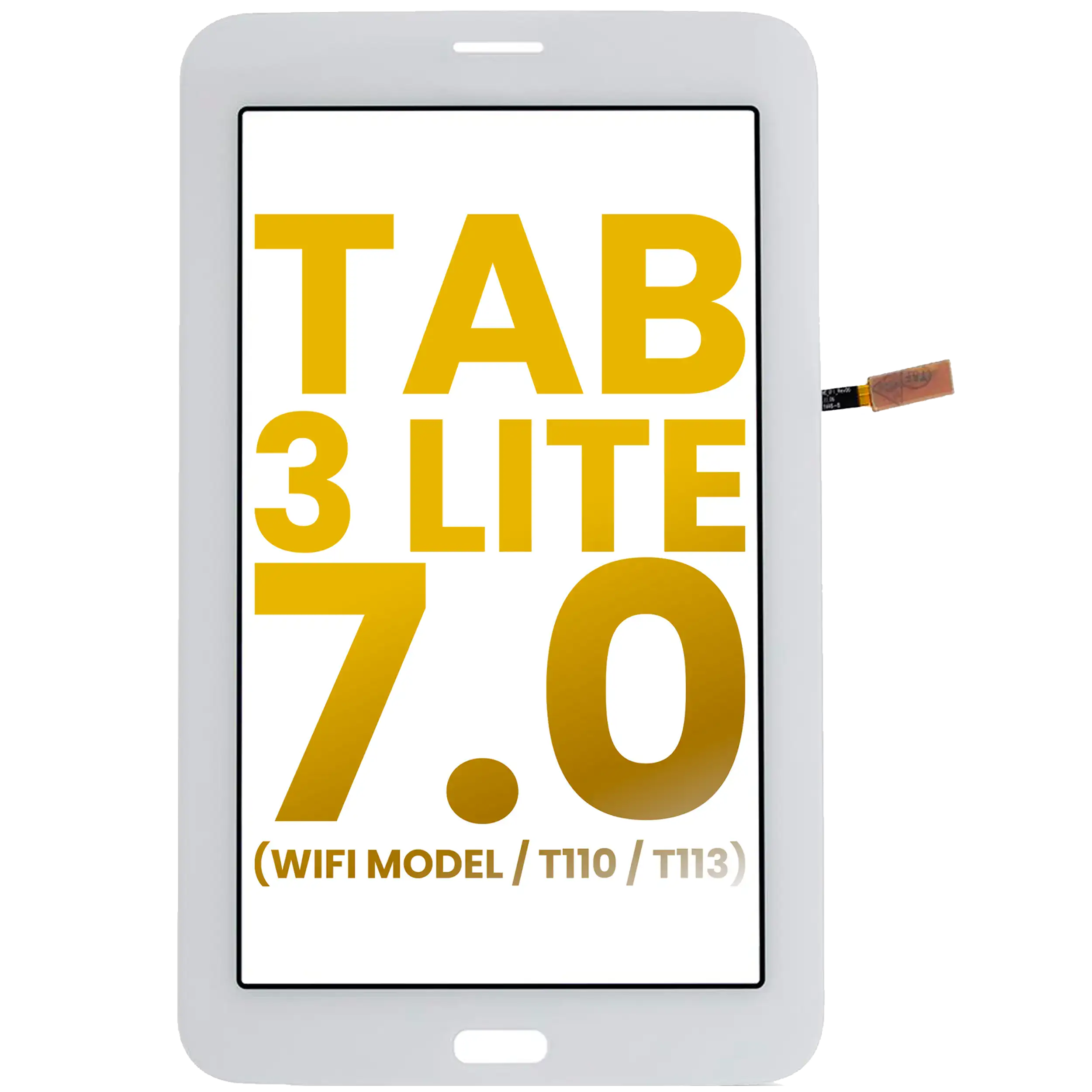Touchscreen-Digitizer für Samsung Galaxy Tab 3 10.1" (2013)(P5200) (Black (Schwarz)) – Bild 2