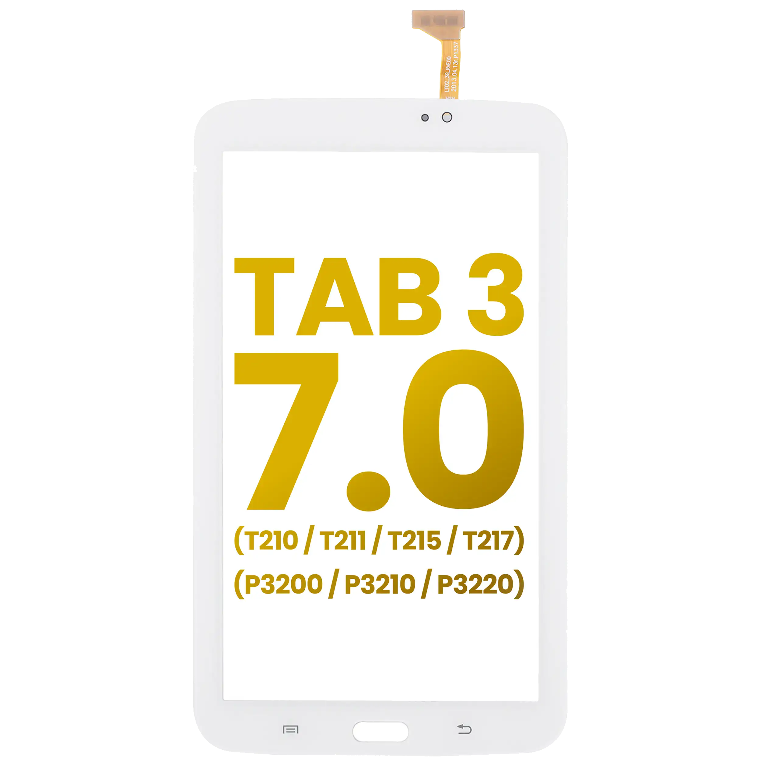 Touchscreen-Digitizer für Samsung Galaxy Tab 3 10.1" (2013)(P5200) (Black (Schwarz)) – Bild 3